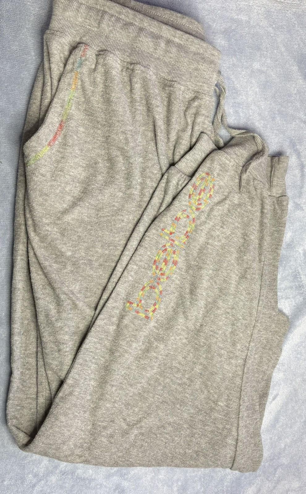 Bebe Bebe Sport Plus Size 2X Heather Gray Jogger Sweatpants Size 40" / US 18 - 3 Thumbnail