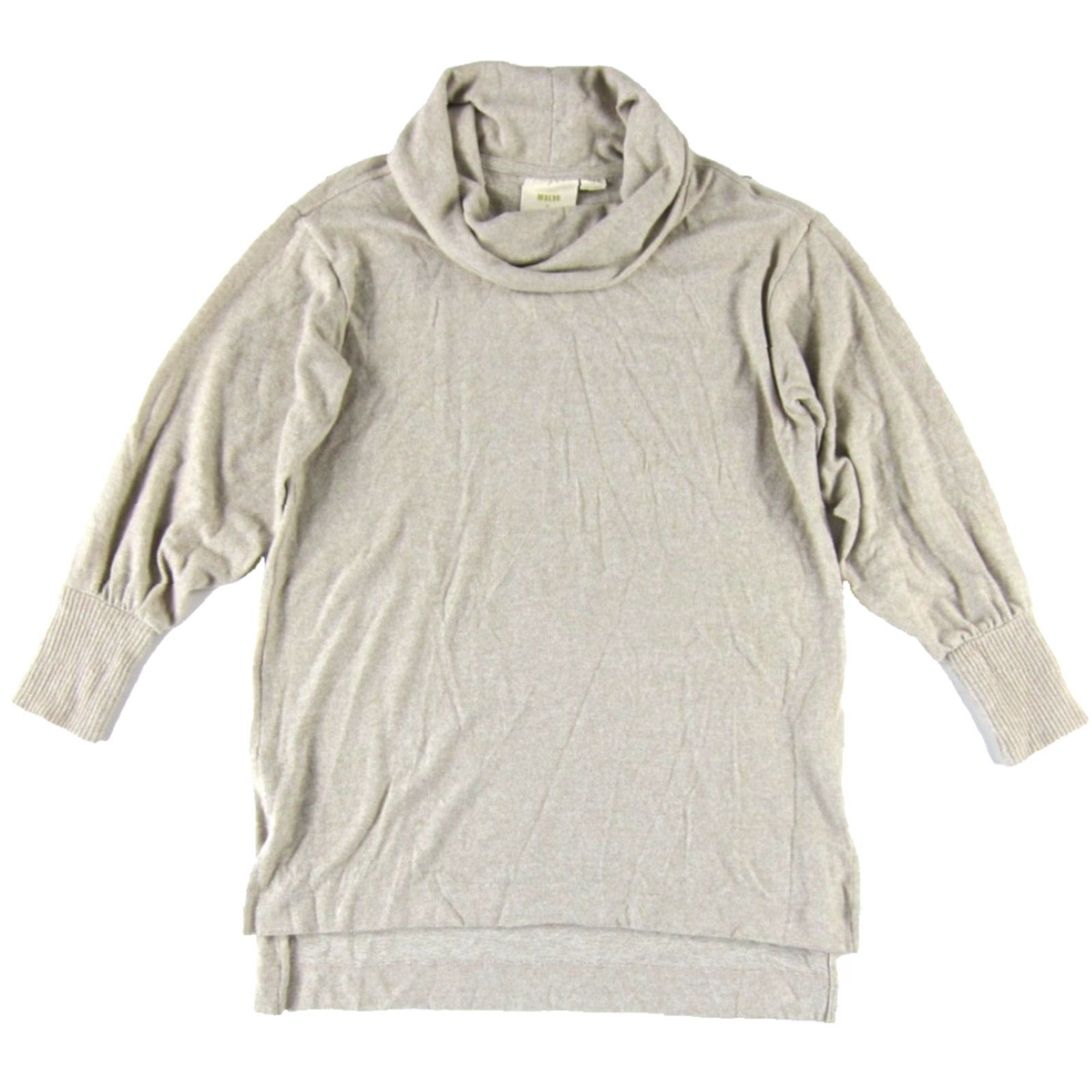 Vintage VINTAGE Maeve Anthropology Beige Brown Soft Oversized Long Sleeve Turtleneck Sweater S Size S / US 4 / IT 40 - 2 Thumbnail