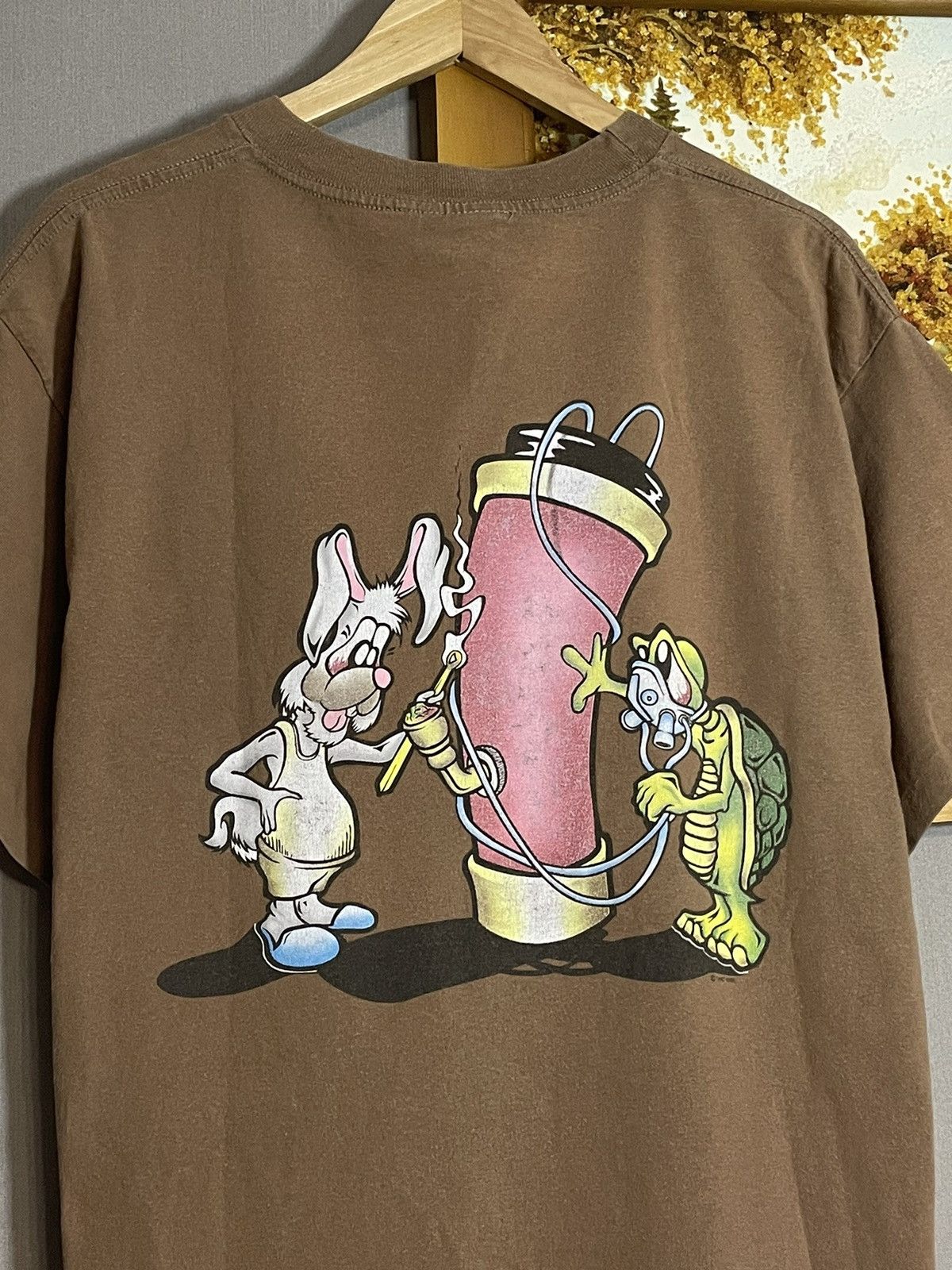 Band Tees 🔥RARE 1995 THC VINTAGE WEED GROWN IN THE USA DRUGS T-SHIRT Size US L / EU 52-54 / 3 - 2 Thumbnail