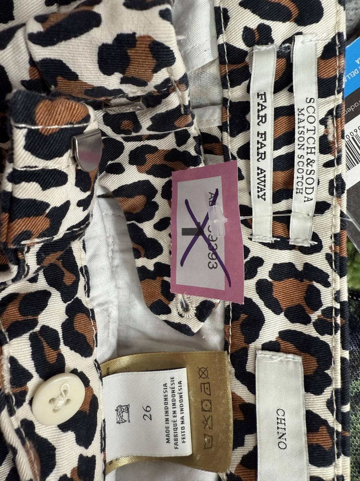 Scotch & Soda Scotch & Soda Leopard Print Chino Shorts Size 26 Size 26" / US 2 / IT 38 - 3 Thumbnail