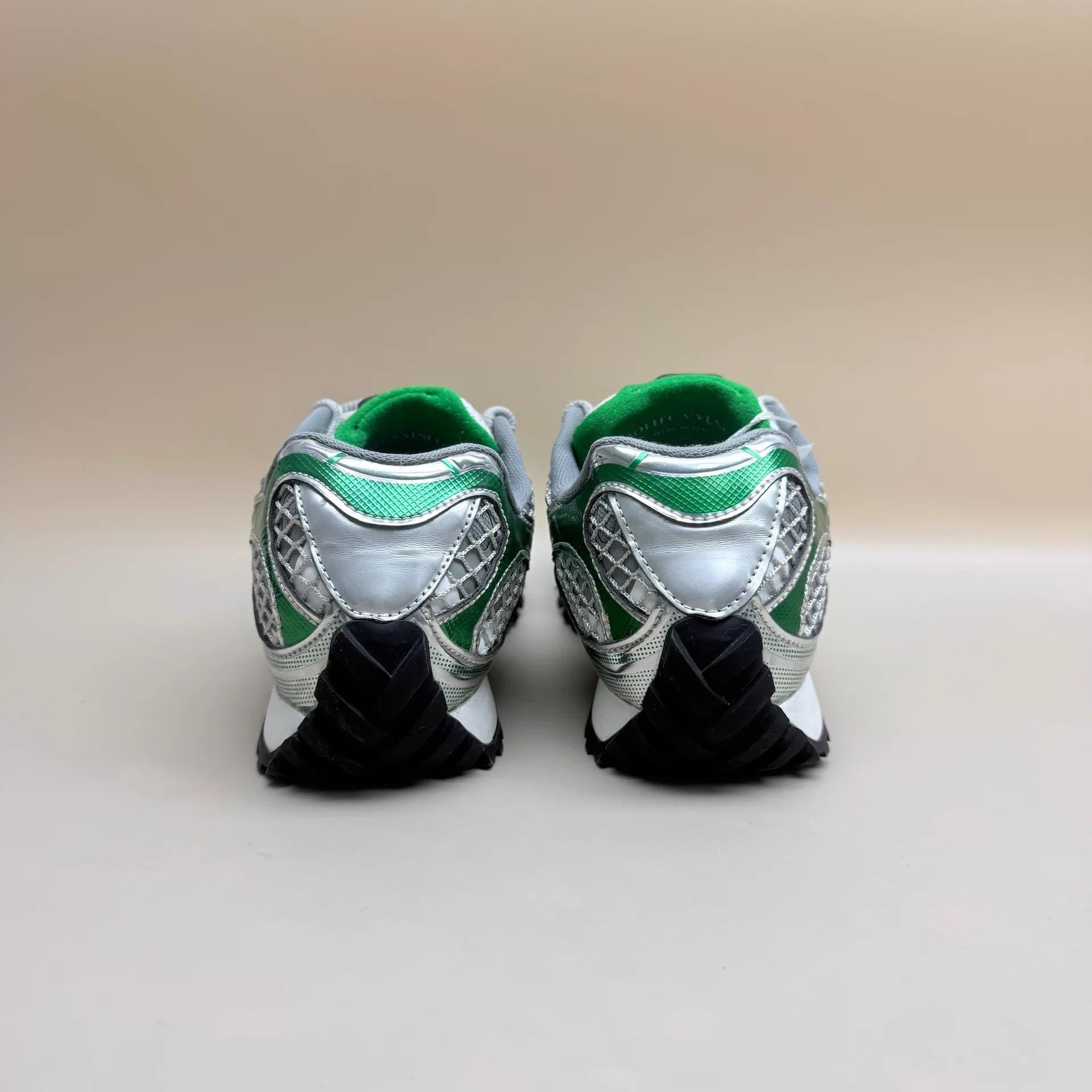 Bottega Veneta Bottega Veneta Orbit Parakeet Silver-Green Sneakers 37 Size US 6.5 / IT 36.5 - 3 Thumbnail