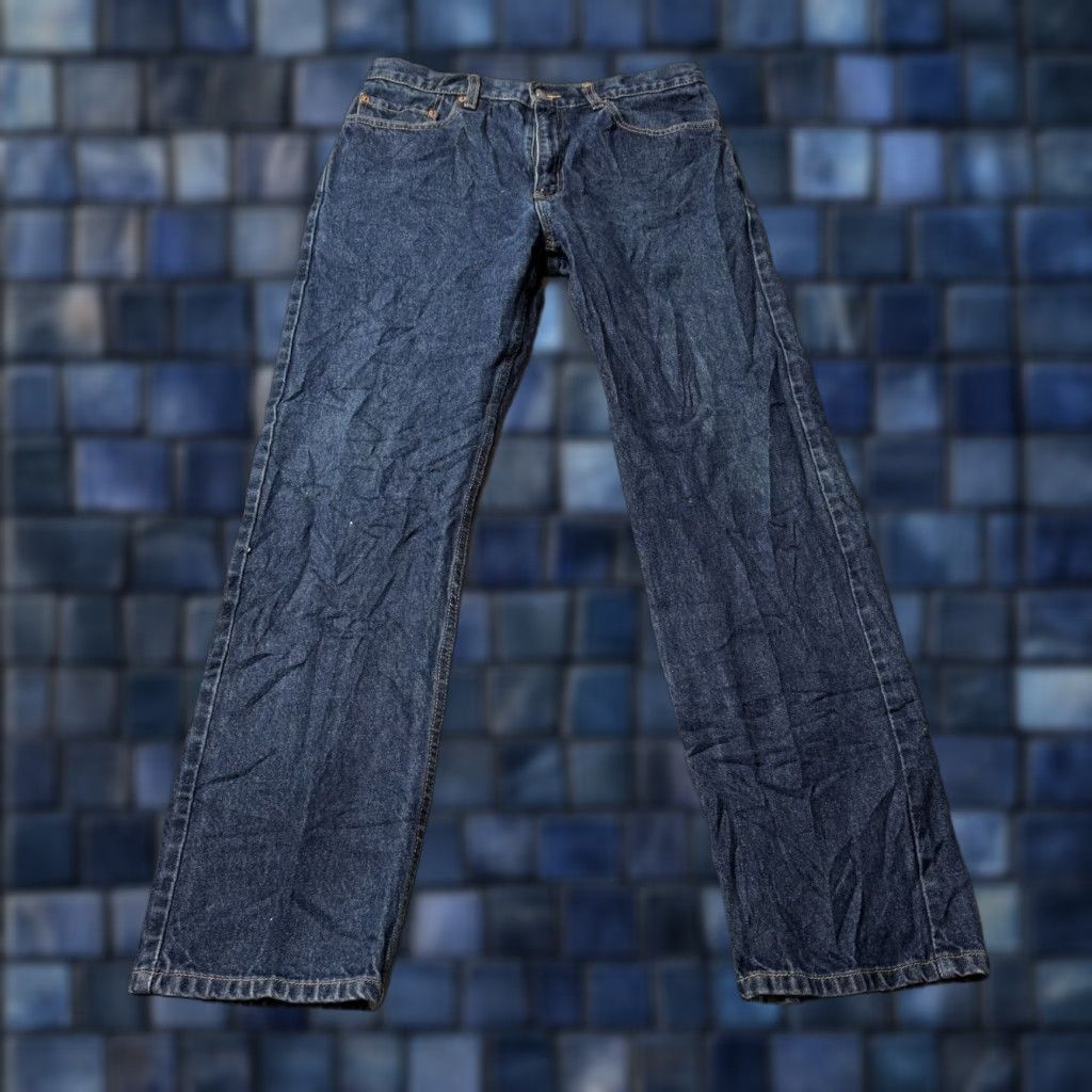 VINTAGE Levi's 505 Jeans Mens 34x32 Blue Denim Faded Cotton Straight Leg 00s