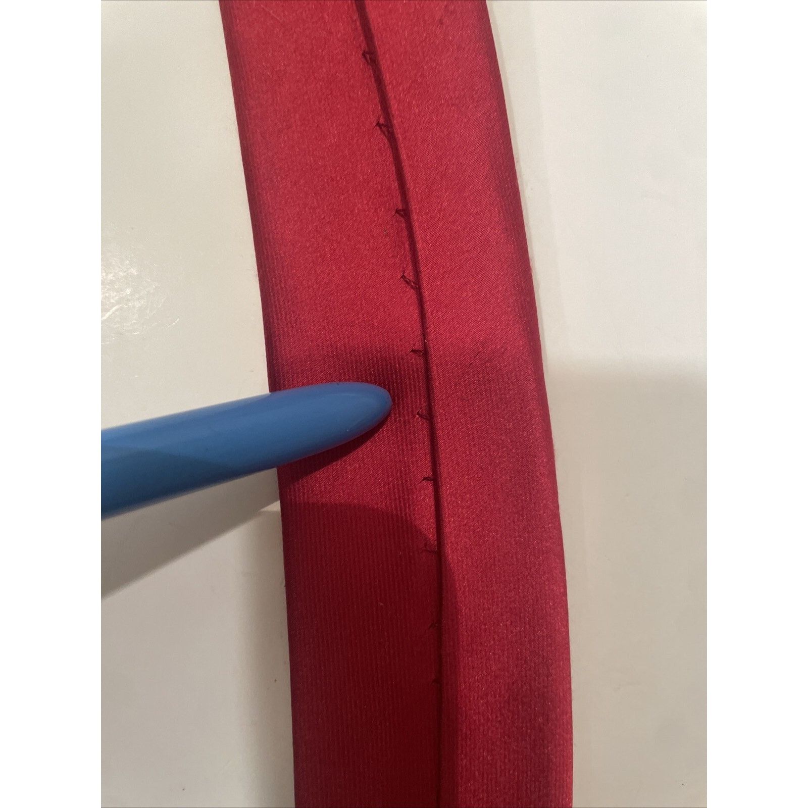 & Other Stories Versa New York 100% silk necktie tie Solid Red Milan Size ONE SIZE - 3 Thumbnail