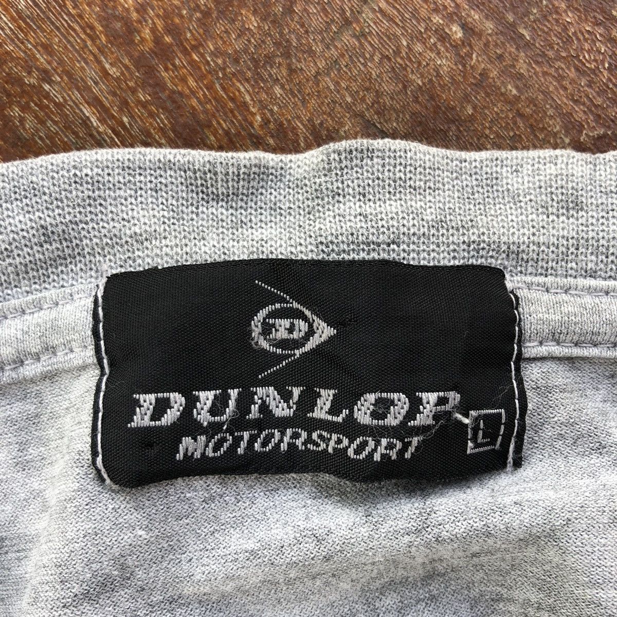 Dunlop Vintage Single Stitch 90s Dunlop Motorsport T Shirt Size US L / EU 52-54 / 3 - 9 Thumbnail