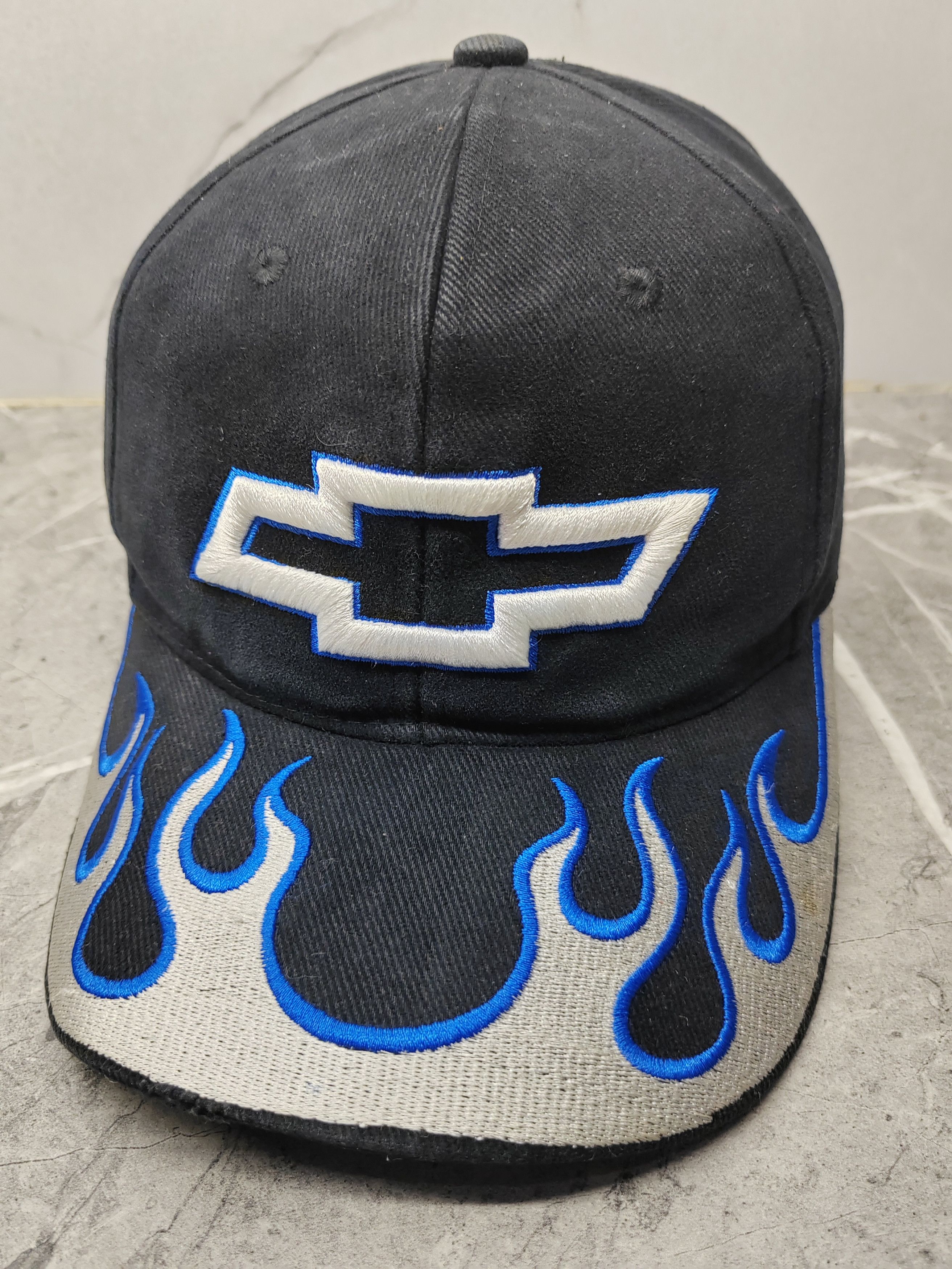Chevrolet Vintage Chevrolet Flame Style Cap Hat Size ONE SIZE - 1 Thumbnail