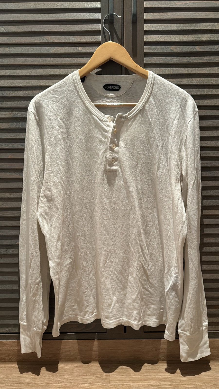 image of Tom Ford White Longsleeve, Men's (Size XL)