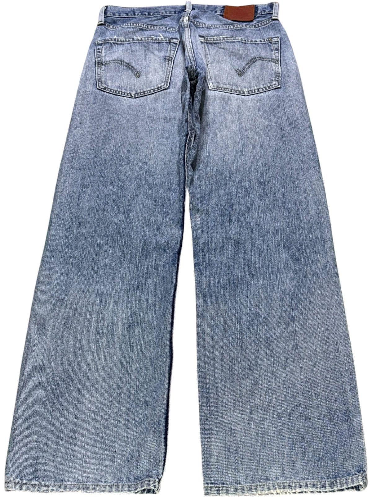 LVC × Levi's × Levi's Vintage Clothing Vintage 90s Levis 503 Faded Distressed Ripped Baggy Jeans Size US 31 - 2 Thumbnail