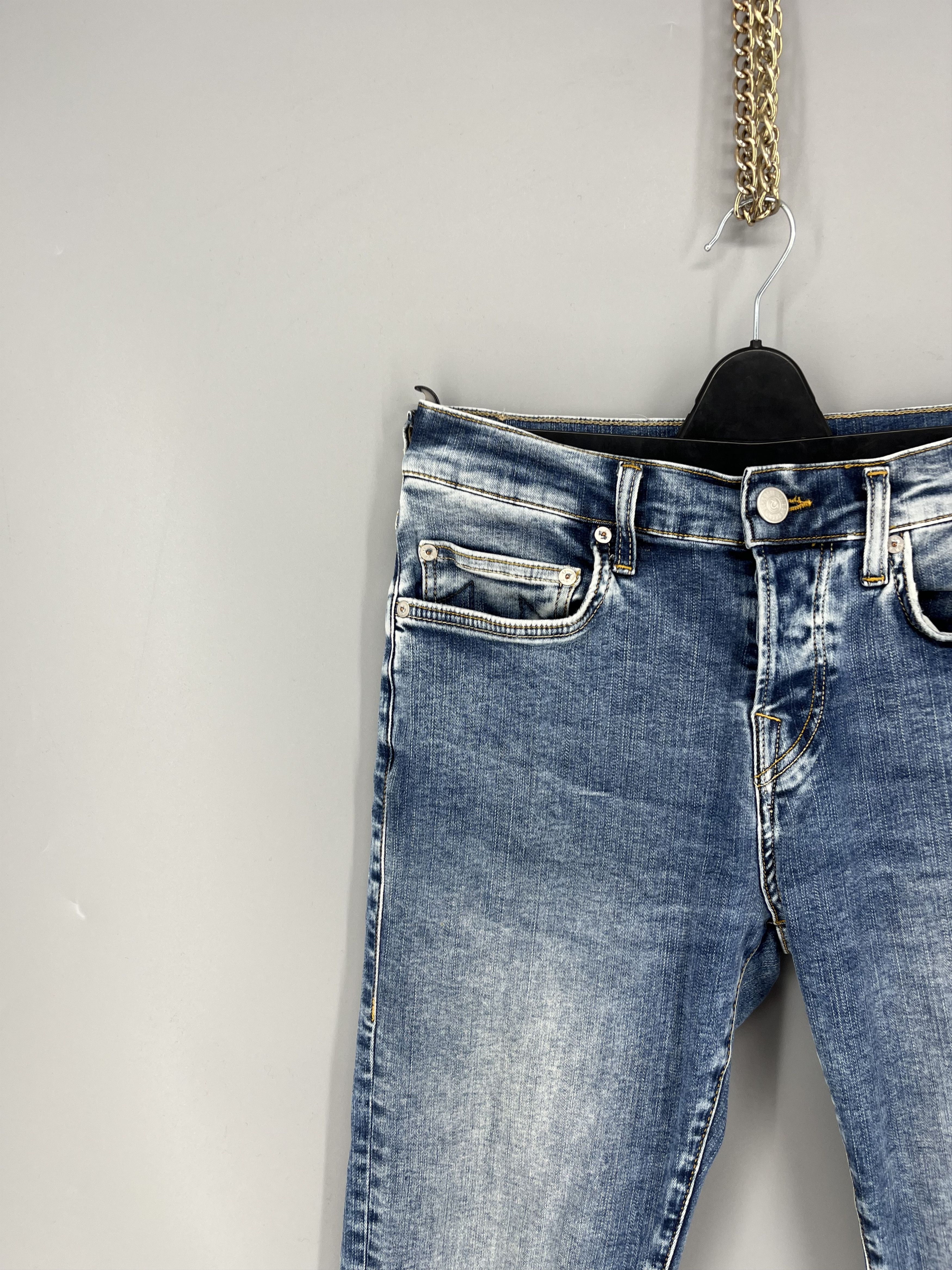 True Religion TRUE RELIGION Rocco painted slim-leg jeans Size US 31 - 3 Thumbnail