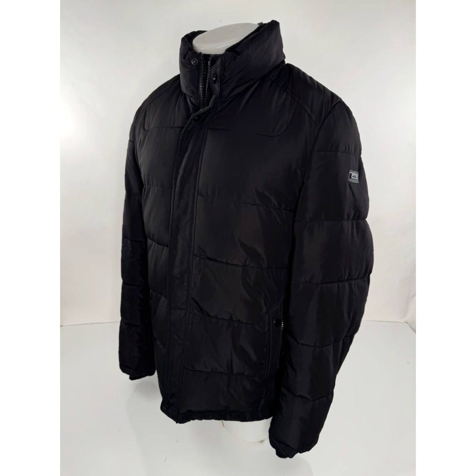 Calvin Klein CALVIN KLEIN Quilted Puffer Water Resistant Full Zip Jacket S Black Mens Jacket Size US S / EU 44-46 / 1 - 3 Thumbnail
