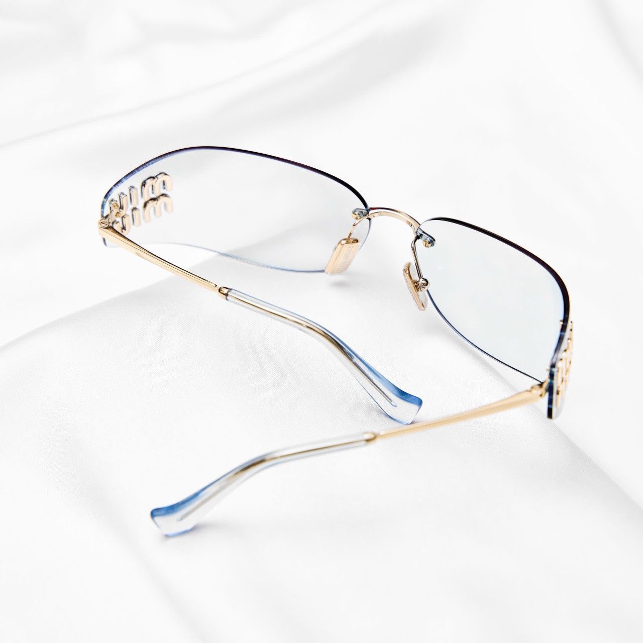 Miu Miu MIU MIU 0MU A51S ZVN10P SUNGLASSES Size ONE SIZE - 7 Thumbnail