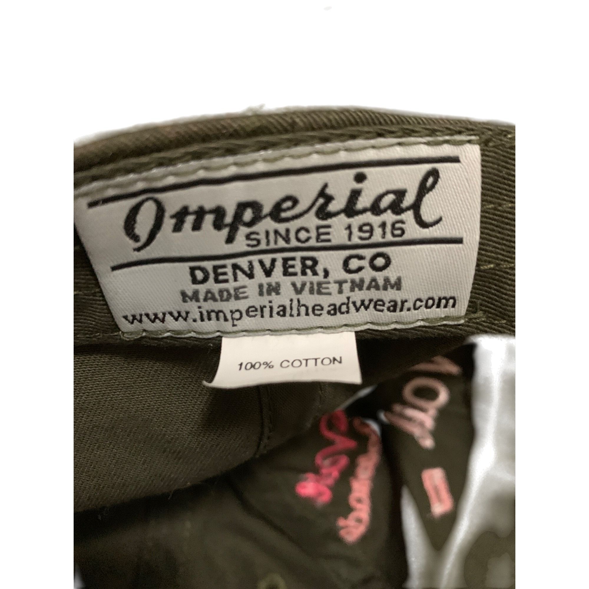 Other 27. Vail Colorado Imperial Olive Green Cotton Baseball Cap A Size ONE SIZE - 6 Thumbnail