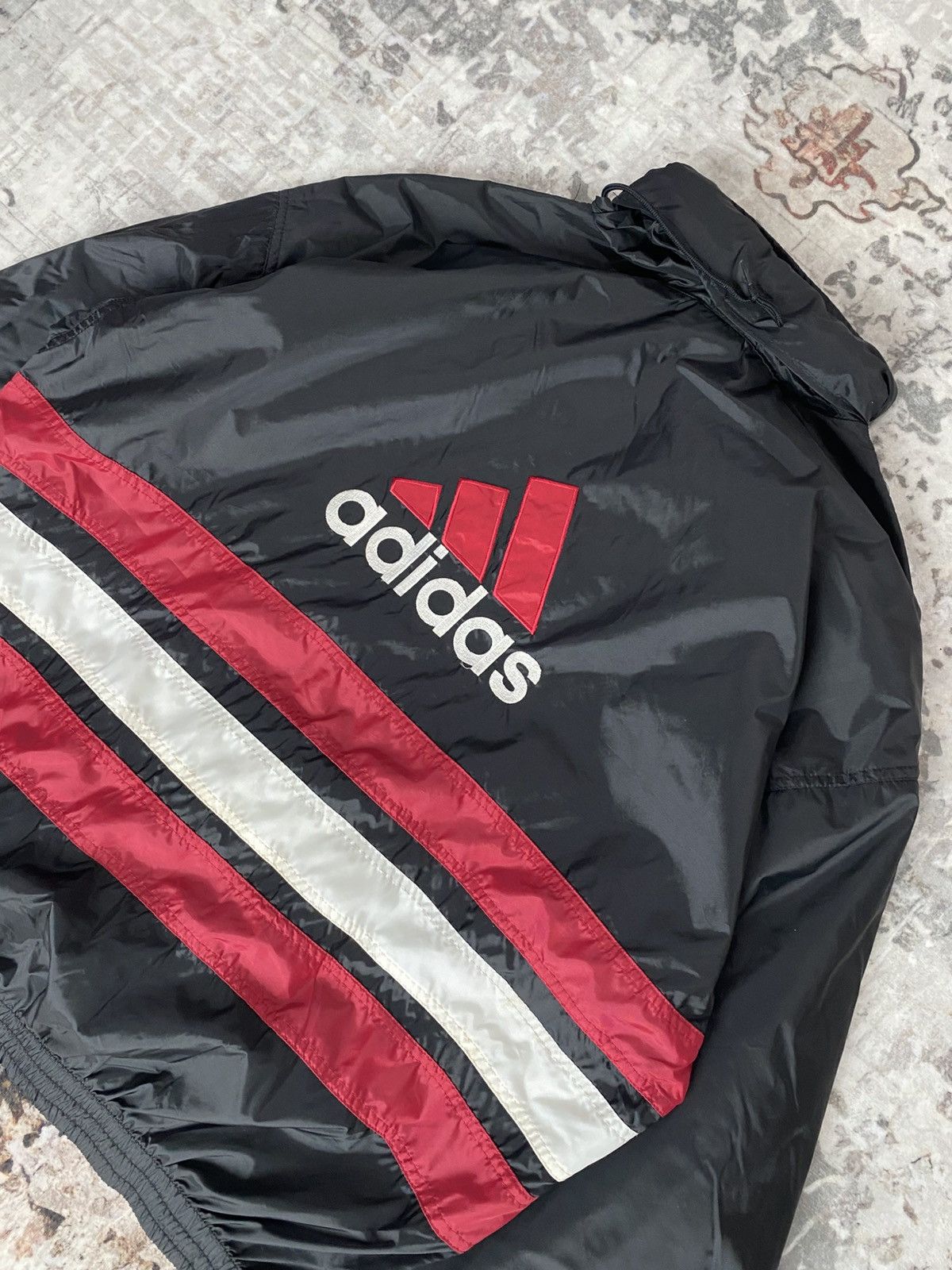Adidas × Vintage Vintage Adidas Windbreaker Jacket Size US L / EU 52-54 / 3 - 3 Thumbnail