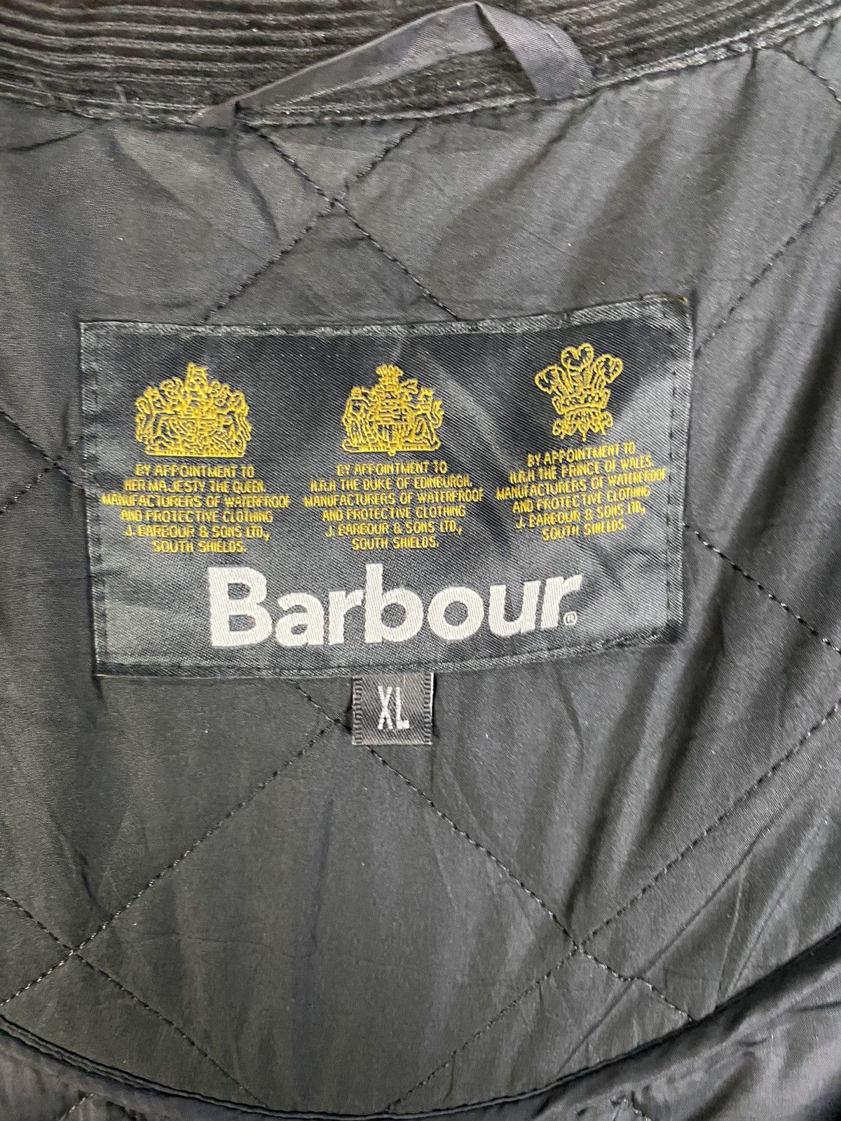 Barbour Barbour Powell Mens Black Quilted Jacket Size US XL / EU 56 / 4 - 9 Thumbnail
