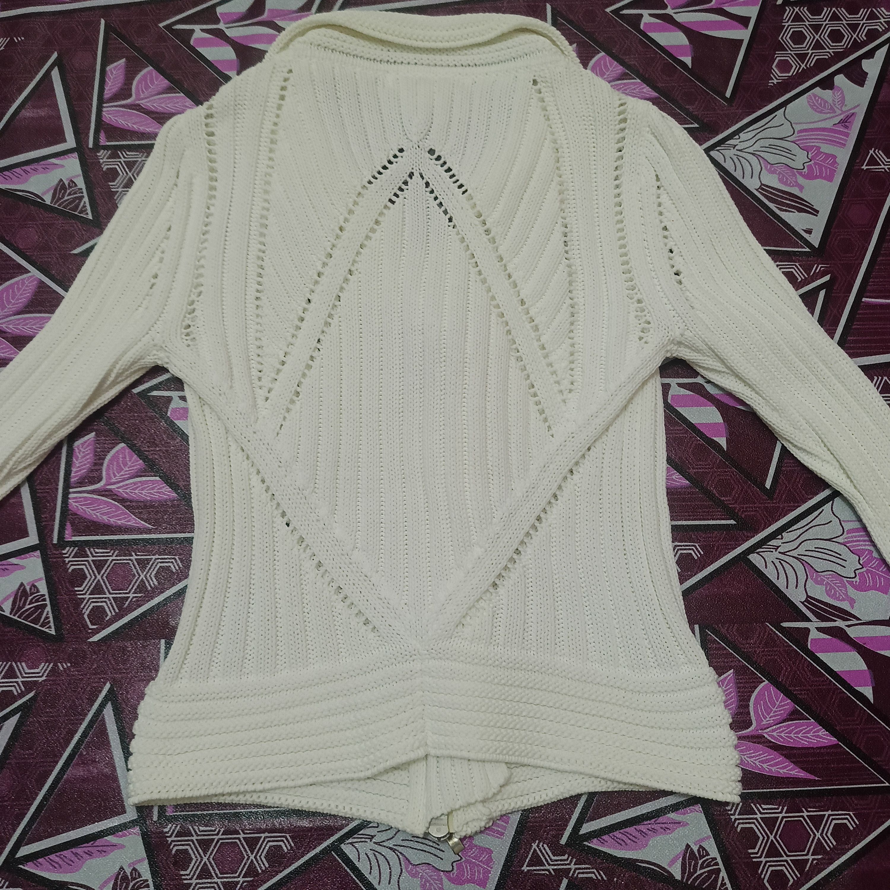If Six Was Nine Rare Design Hiroko Koshino Mesh Jacket zipper Size XS / US 0-2 / IT 36-38 - 10 Thumbnail