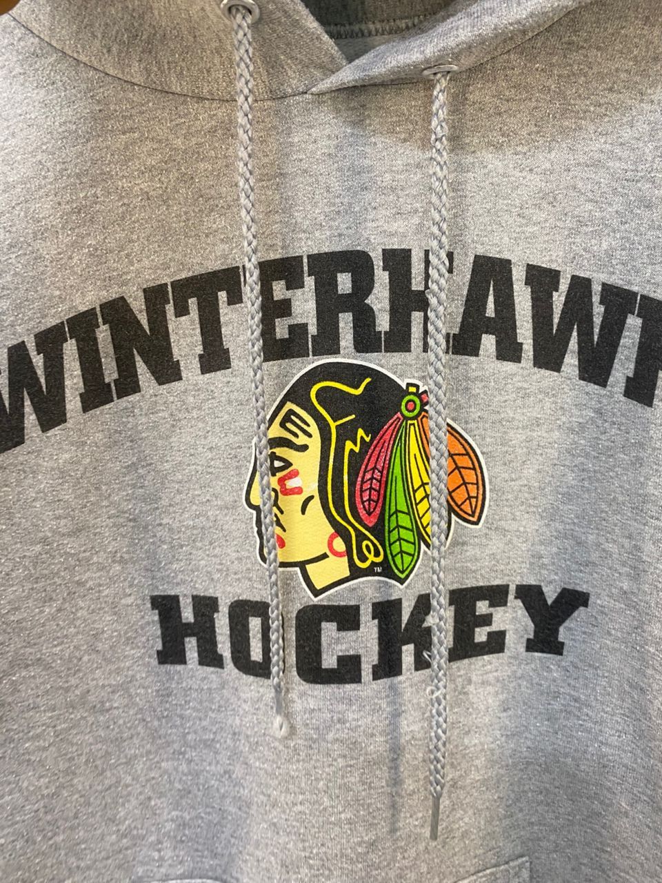 Hockey Skateboards Vintage Winterhawks Hockey Apache Hoodies Size US L / EU 52-54 / 3 - 3 Thumbnail
