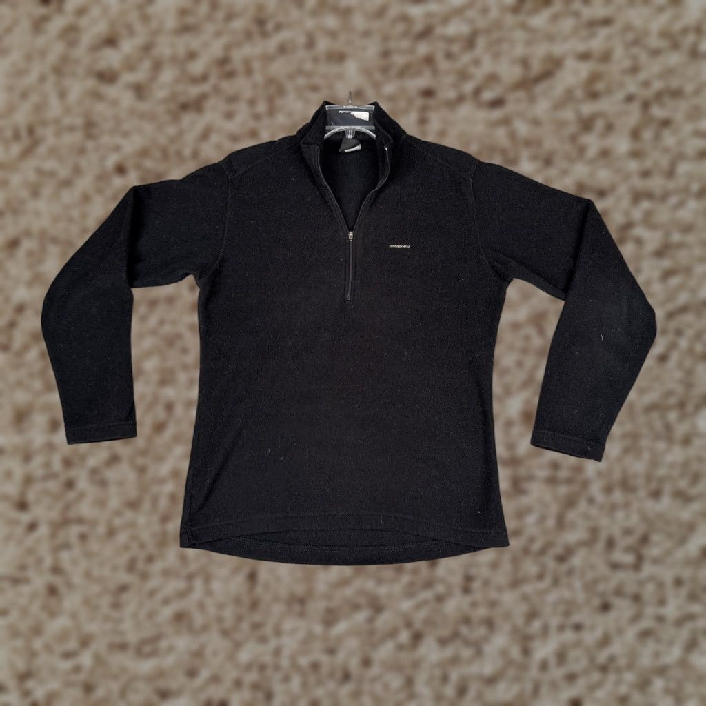 Patagonia Patagonia Sweater Mens Small Black Fleece 1/4 Zip Capilene Pullover Top Size US S / EU 44-46 / 1 - 1 Thumbnail