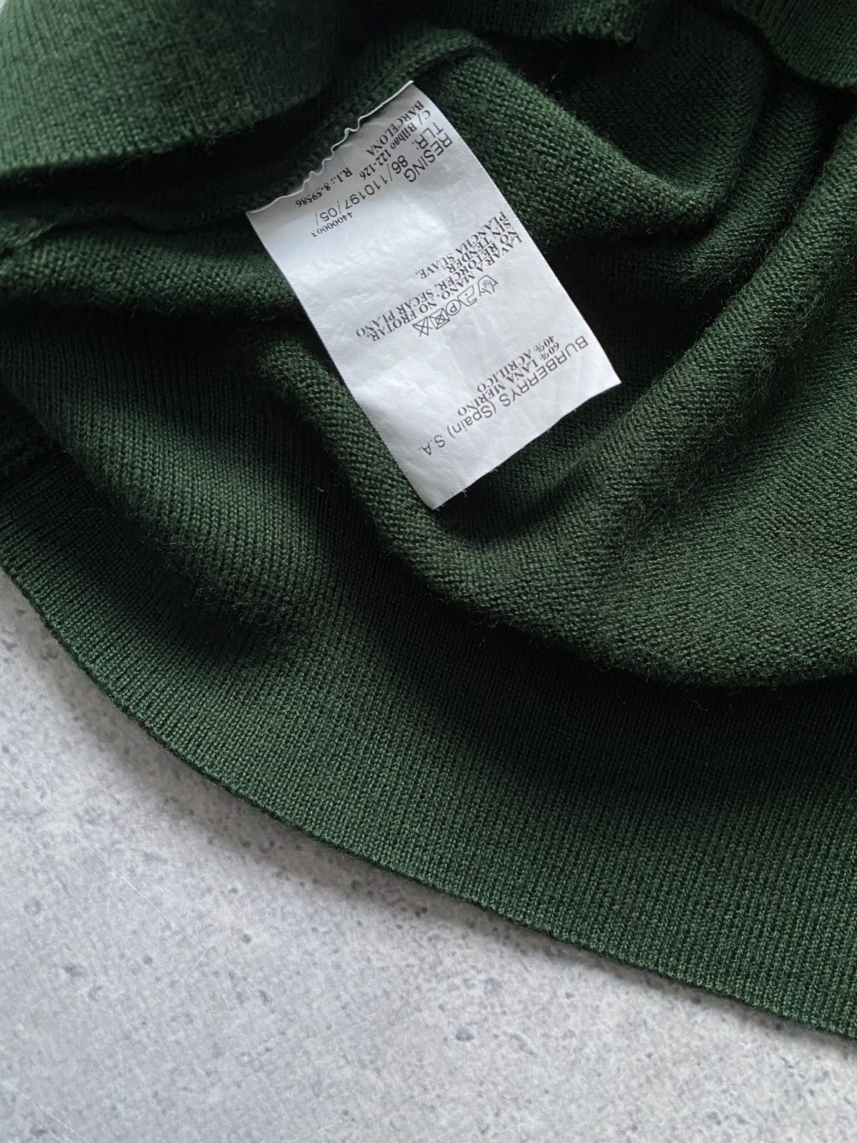 Burberry Vintage 90s Burberrys London Sweater V-Neck Old Money Style Size US L / EU 52-54 / 3 - 7 Thumbnail