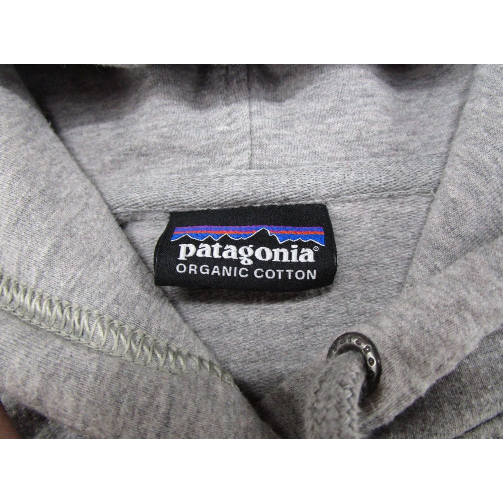 Patagonia Patagonia Hoodie Women’s Pullover Gray 73 Ahnya Solar Rays ‘73 Logo Fleece Lining Pocket Long Sleeve Size L Retro 90s Outdoor Casual Workwear Size L / US 10 / IT 46 - 3 Thumbnail