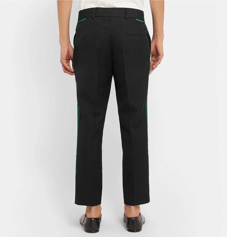 Haider Ackermann Haider Ackermann Green Striped Trousers Size US 30 / EU 46 - 5 Thumbnail