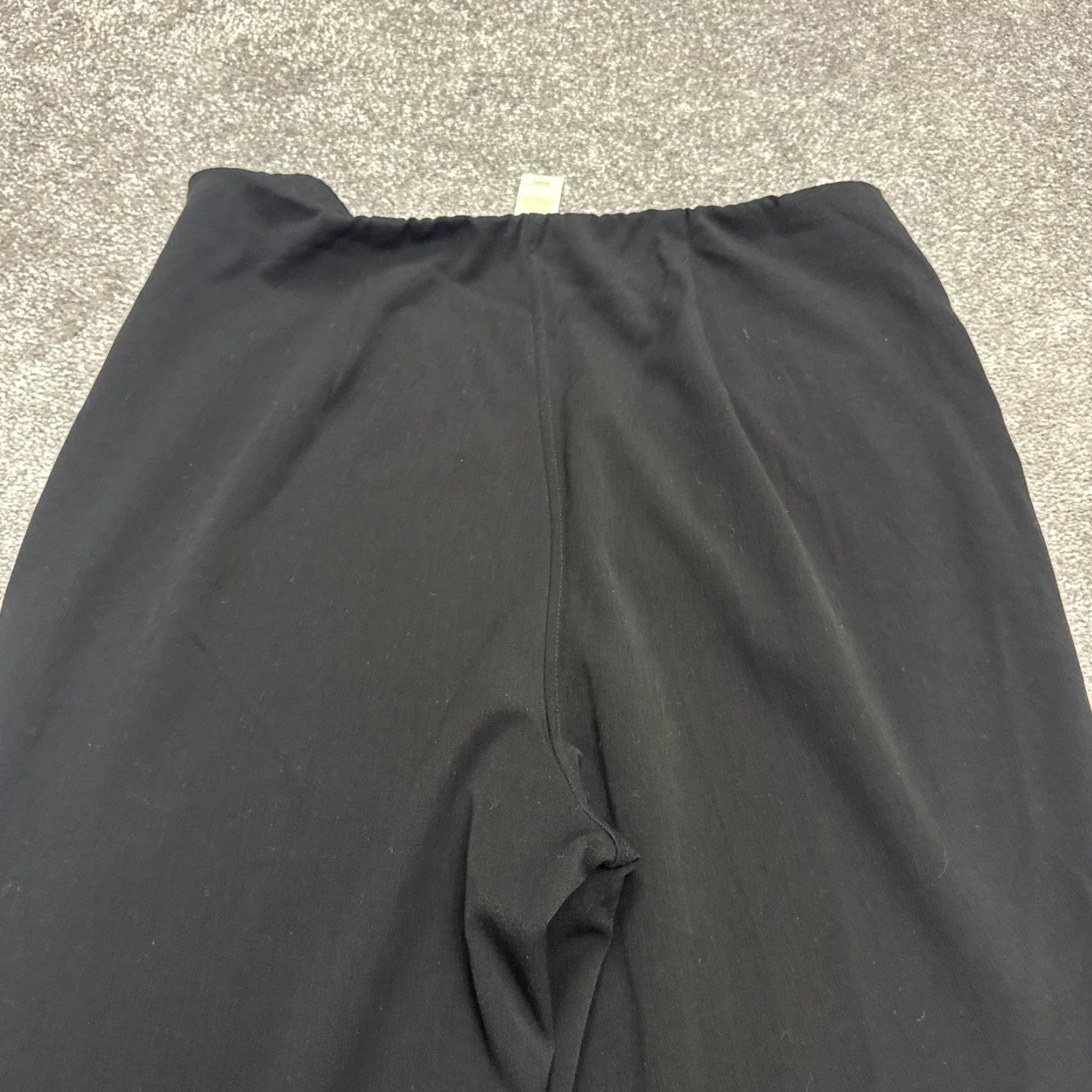 Vintage Sigrid Olsen Impressionist Straight Leg Trouser Dress Pants Women 12P Black Work Size 34" / US 12 / IT 48 - 3 Thumbnail