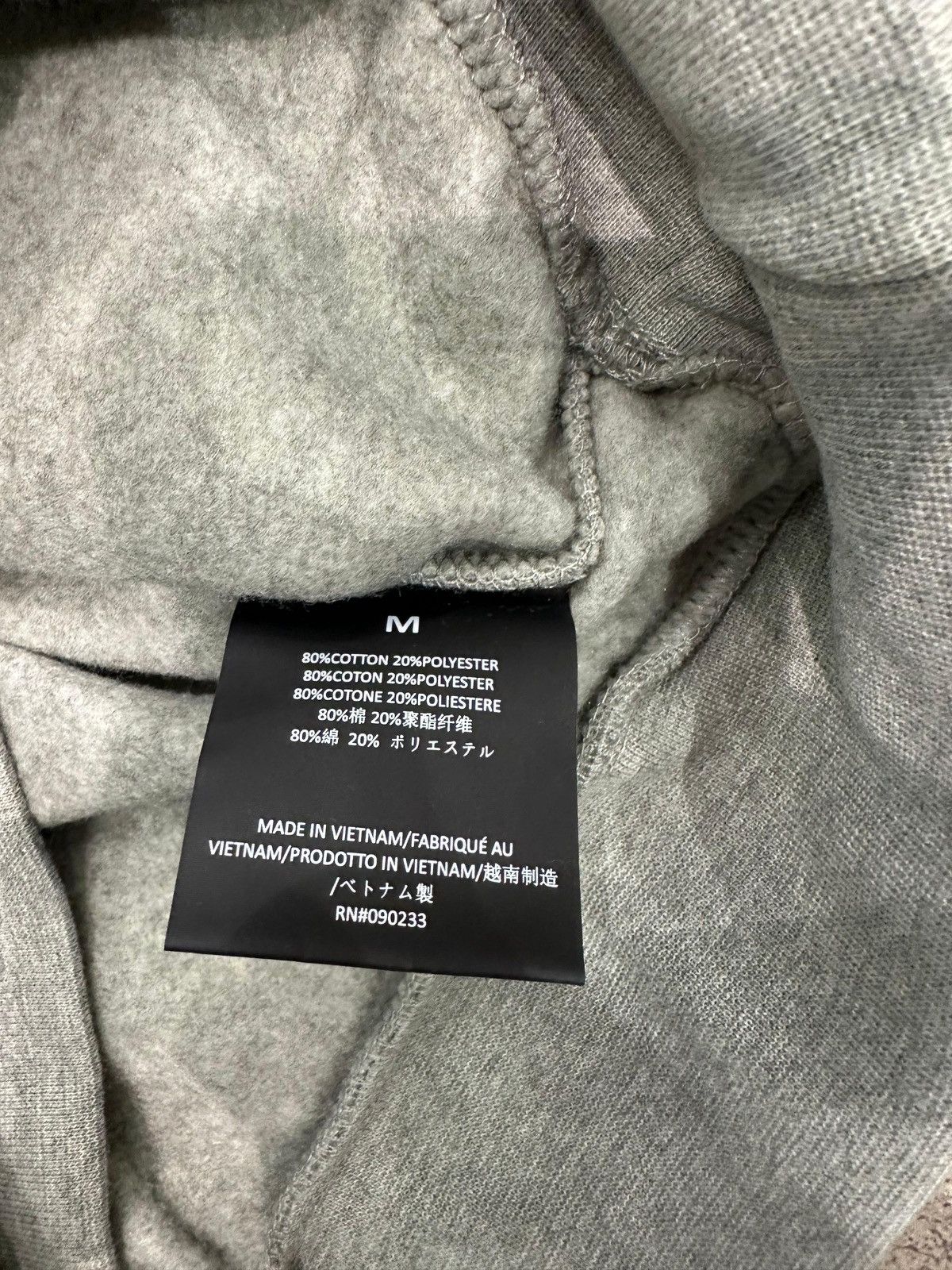 Essentials ESSENTIALS - Classic Fleece Hoodie Concrete Heather Size US M / EU 48-50 / 2 - 5 Thumbnail