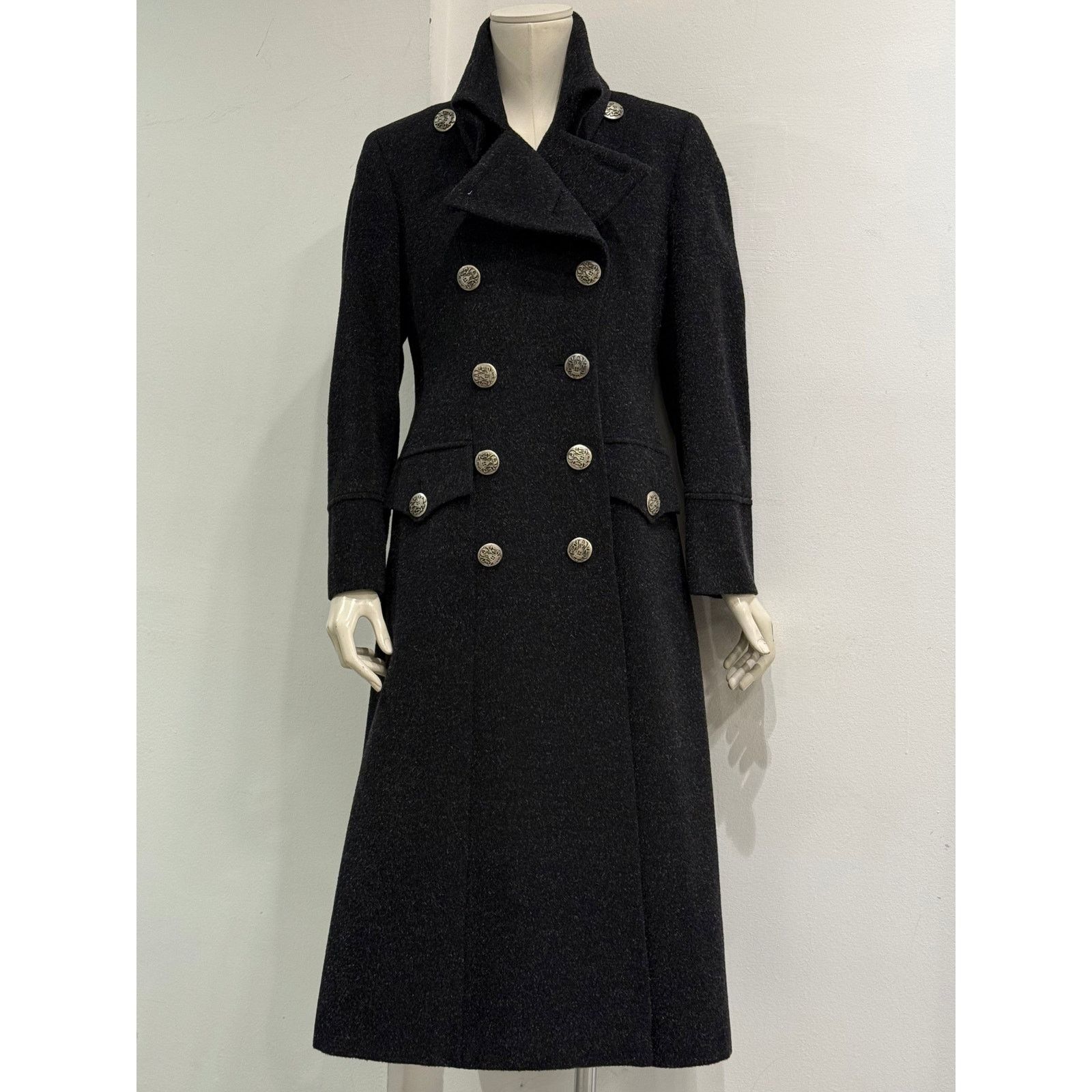 Dolce & Gabbana 1990s Dolce & Gabbana double breasted military wool coat Size M / US 6-8 / IT 42-44 - 2 Thumbnail