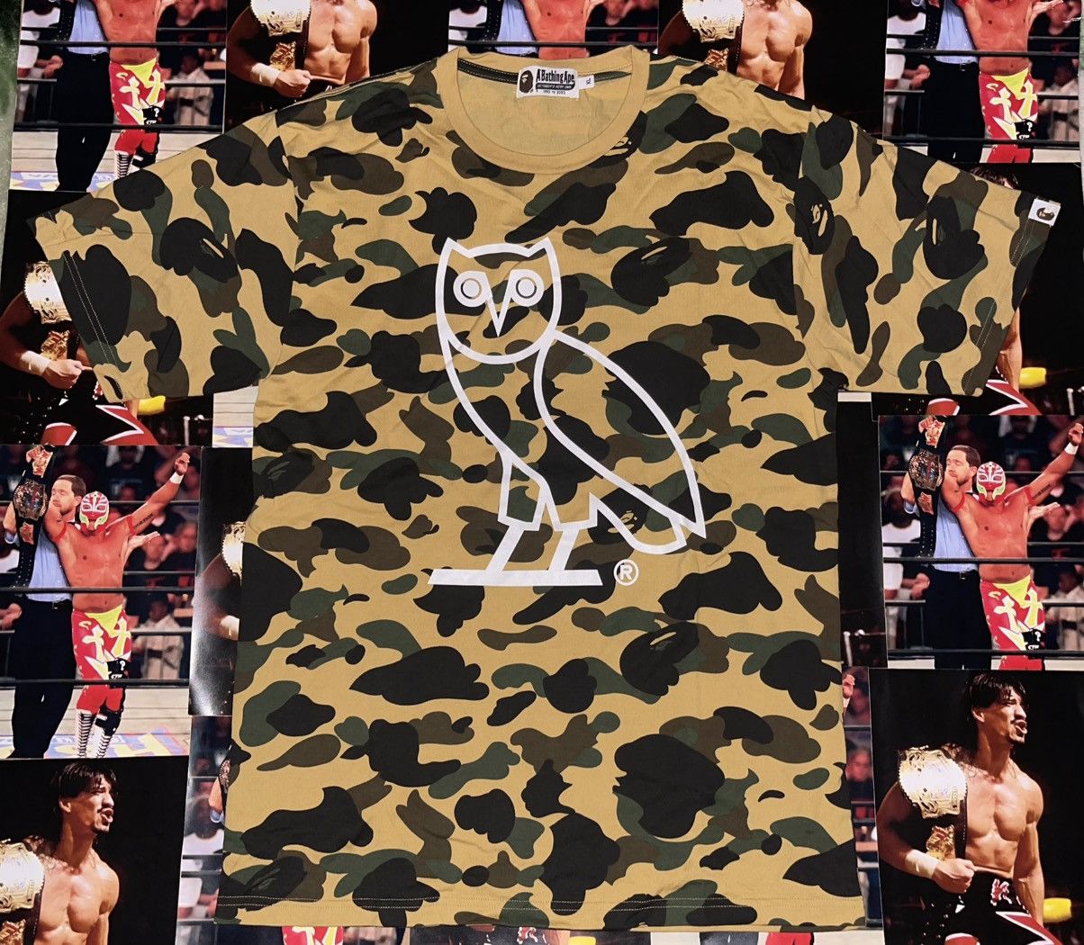 Bape × October's Very Own Bape x OVO 1st Camo Tee (XL) Size US XL / EU 56 / 4 - 1 Thumbnail