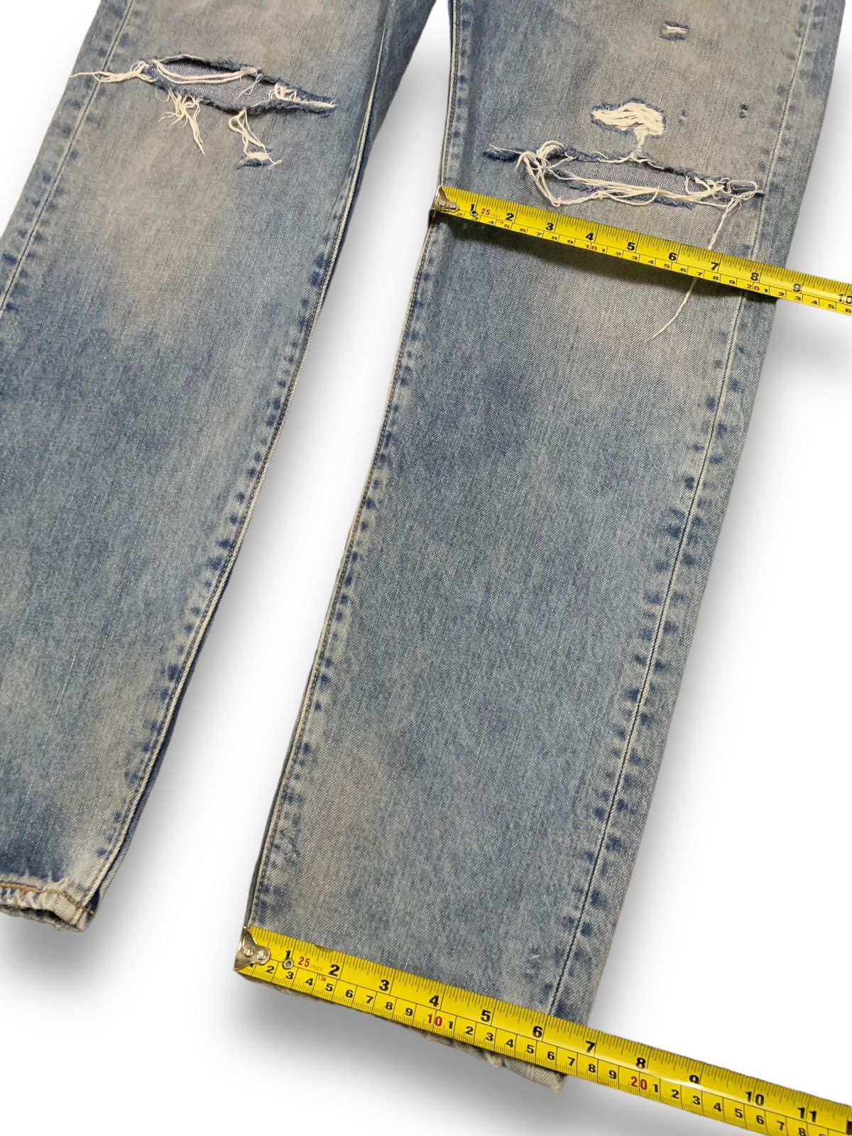 Levi's Vintage Clothing Vintage Y2K Levis 501CT Distressed Grunge Jeans Size 34x30 Size US 34 / EU 50 - 17 Thumbnail