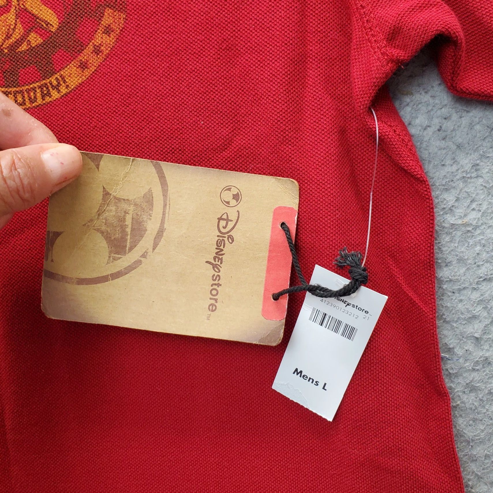 Disney Disney Polo Shirt Mens L Red Grumpy's Miners Guild Classic Fit Short Sleeve Size US L / EU 52-54 / 3 - 5 Thumbnail