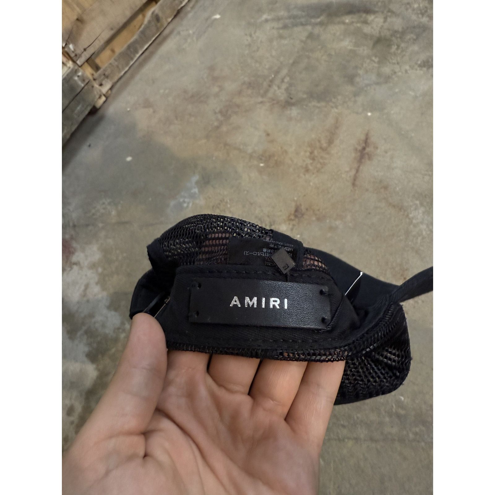 Amiri Amiri MA Logo Trucker Black Pink Used OSFM Size ONE SIZE - 3 Thumbnail