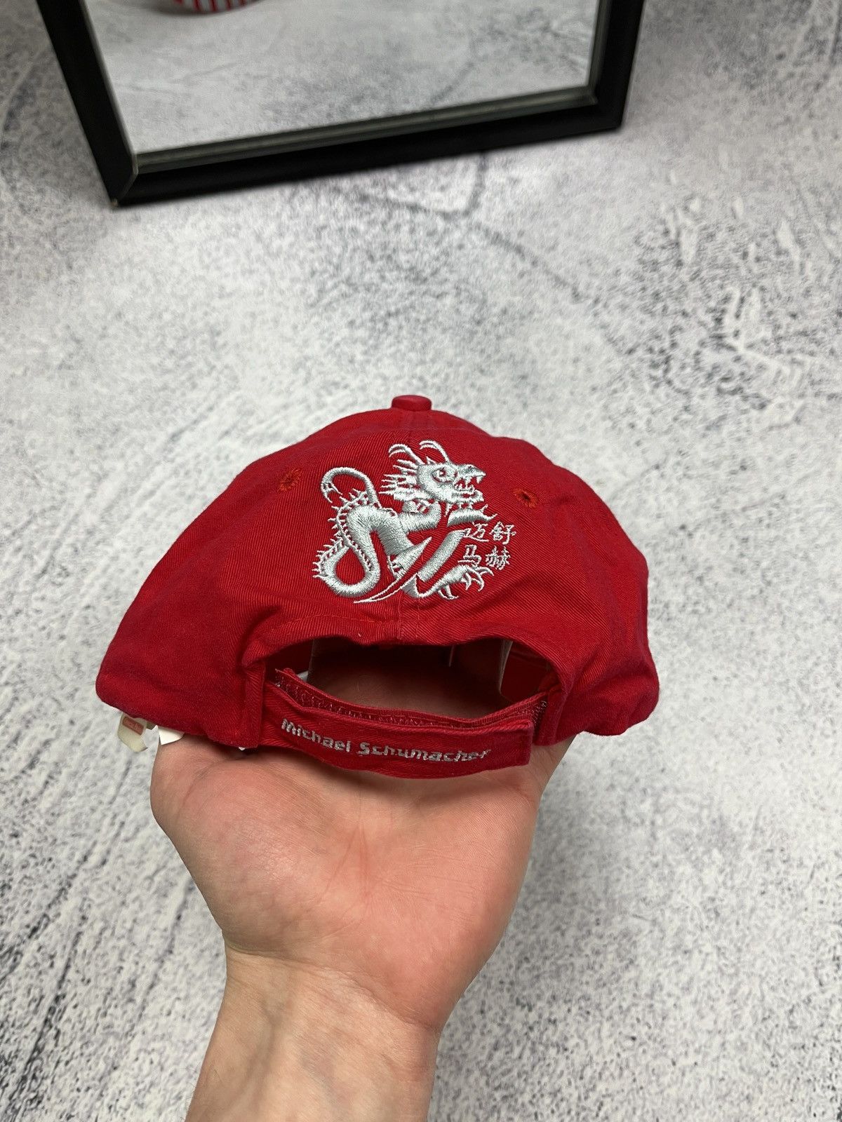 Formula 1 × Vintage Vintage Ferrari Michael Schumacher World Champion Cap Hat Size ONE SIZE - 6 Thumbnail
