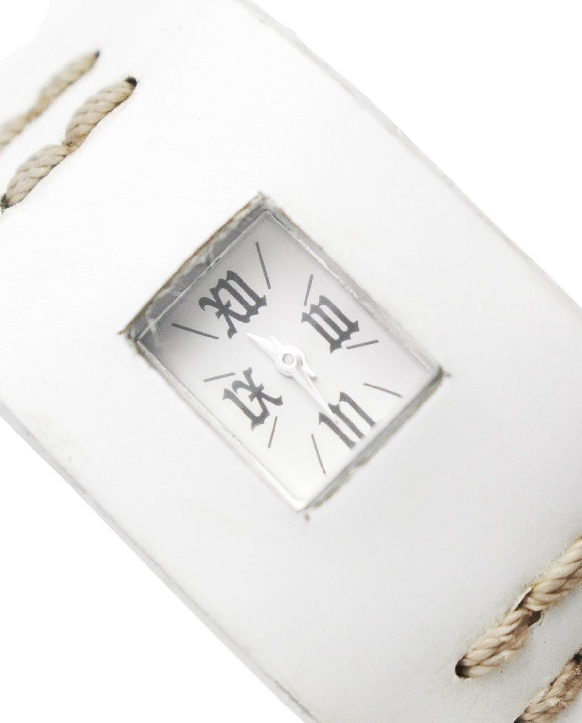 Issey Miyake × Seiko 2000S CABANE DE ZUCCA WHITE LEATHER CUFF WATCH Size ONE SIZE - 9 Thumbnail