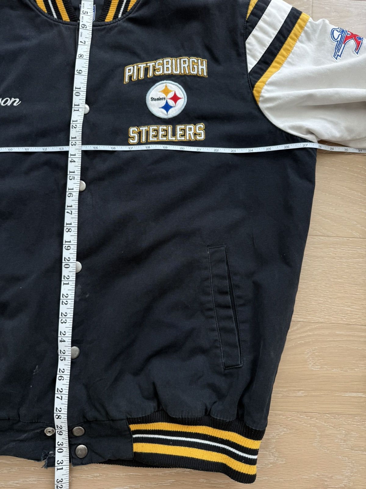 NFL Pittsburgh Steelers Letterman Varsity Super Bowl Jacket Size US XL / EU 56 / 4 - 11 Thumbnail