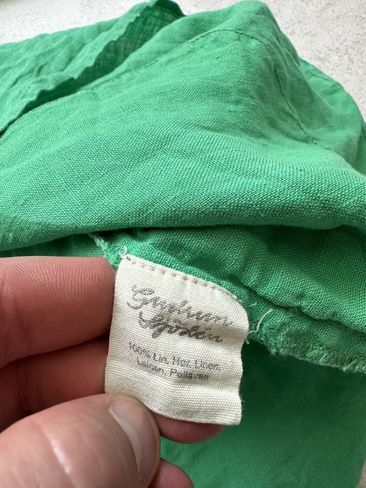 Gudrun Sjoden Women dress Gudrun Sjoden bid one size green India 100% Lin Size XL / US 12-14 / IT 48-50 - 12 Thumbnail