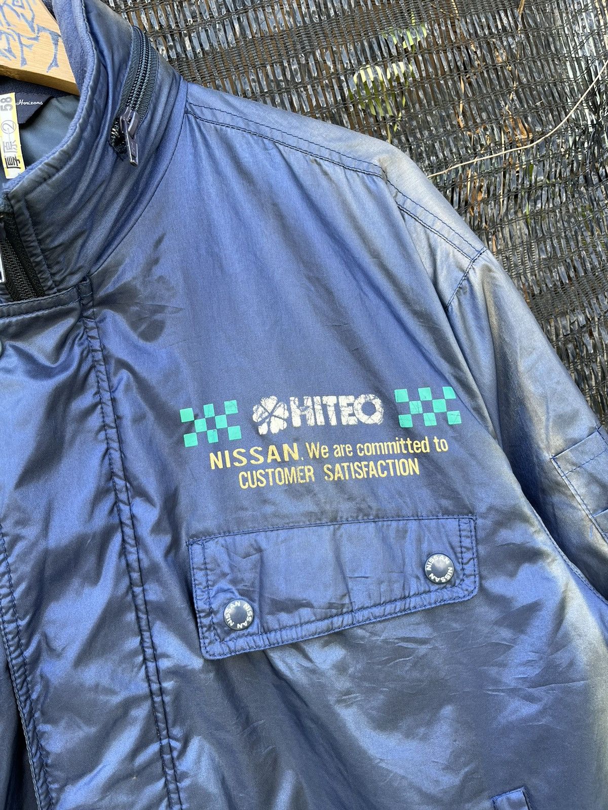 Formula 1 × Japanese Brand × Nissan 🔥Vintage Nissan Zipper Racing Jacket 90s Size US XL / EU 56 / 4 - 5 Thumbnail
