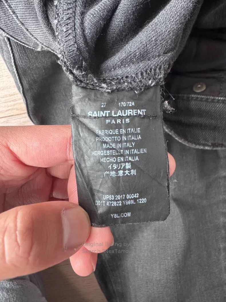 Saint Laurent Paris Saint Laurent Paris Jeans Size US 27 - 4 Thumbnail