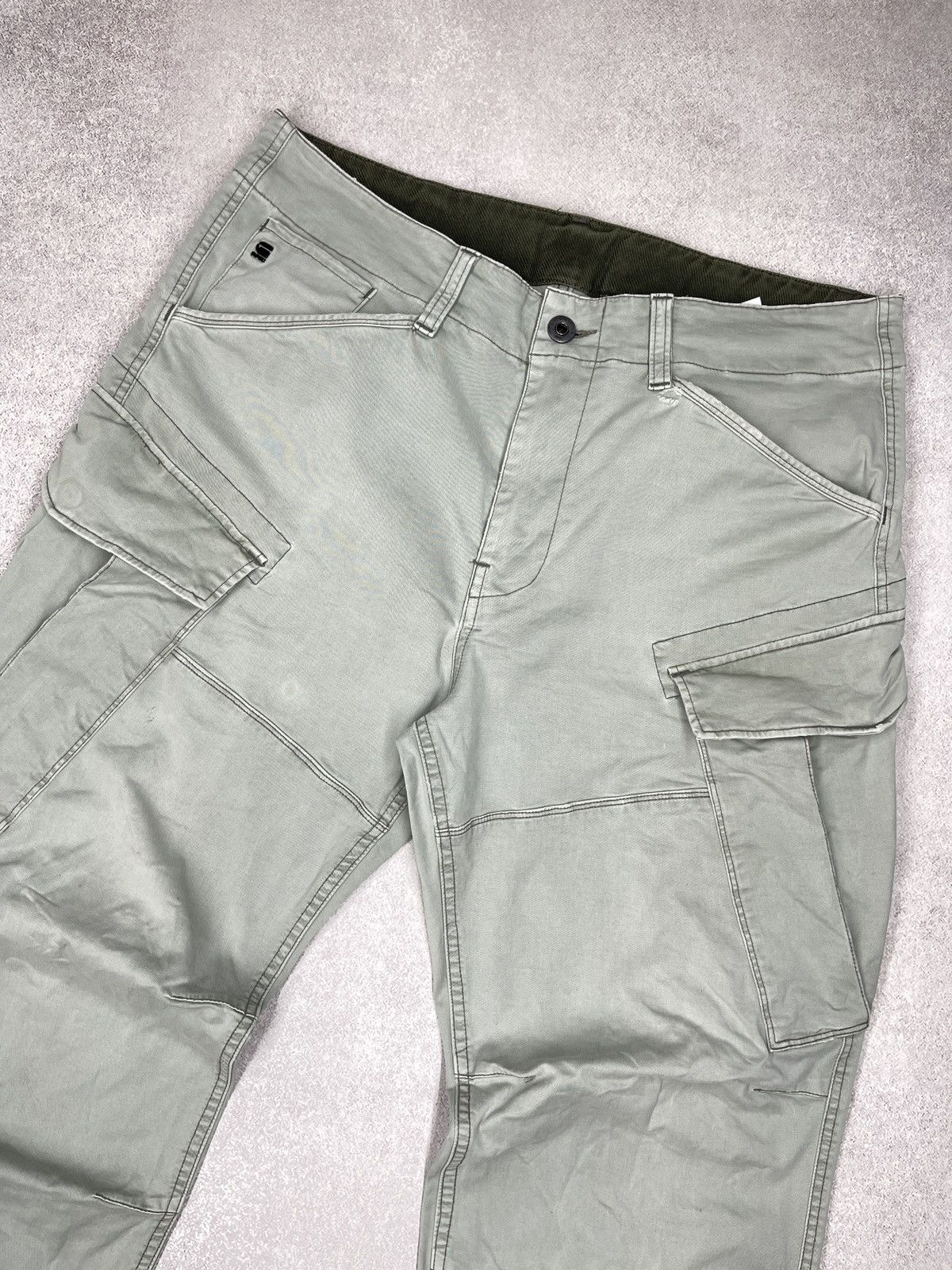 G-Star Mens G Star Raw Rovic Loose Cargo Pants Size 33x32 Size US 33 - 3 Thumbnail