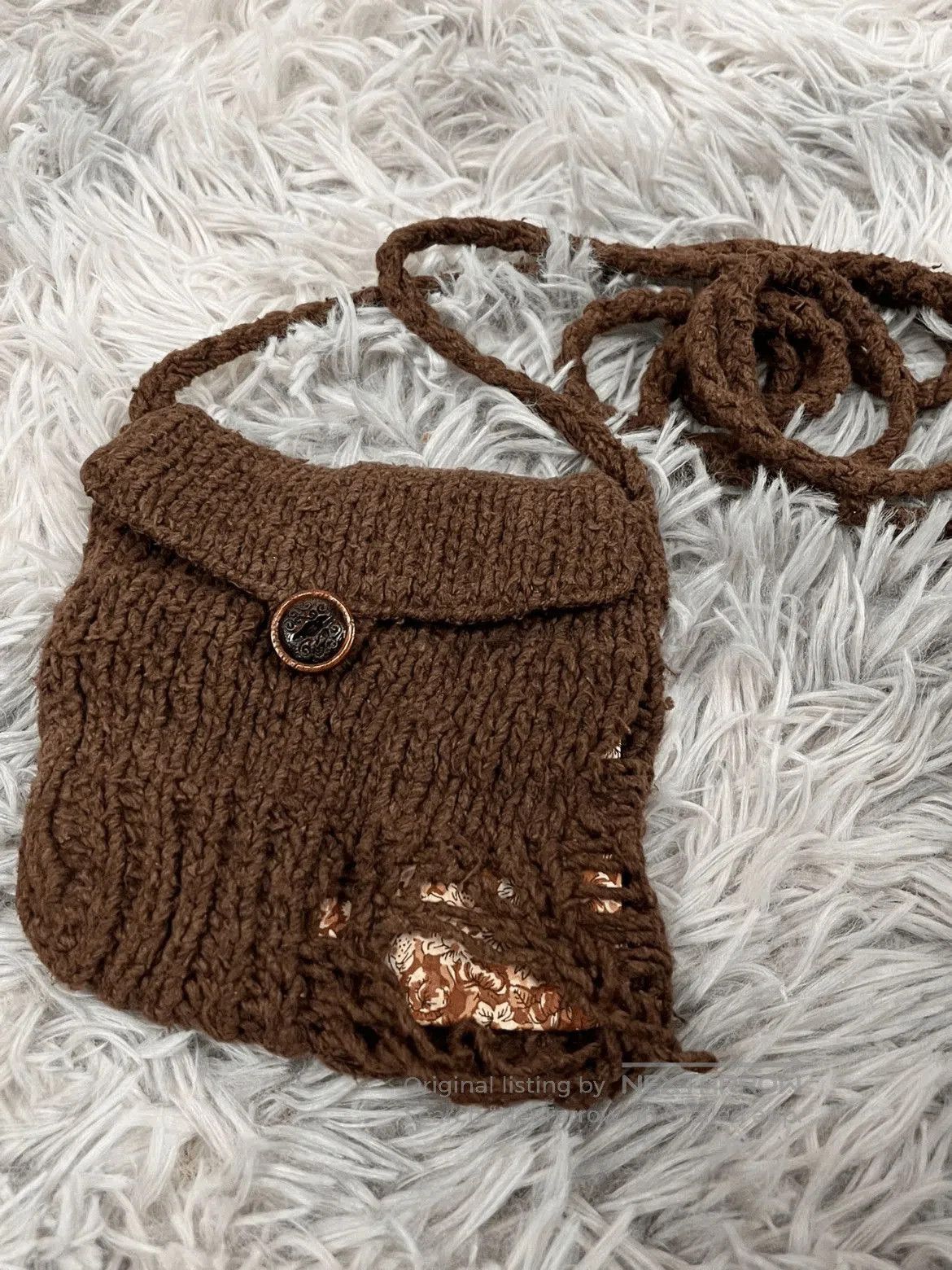 Number (N)ine Number Nine 03SS Distressed Shoulder Bag. Size ONE SIZE - 2 Thumbnail