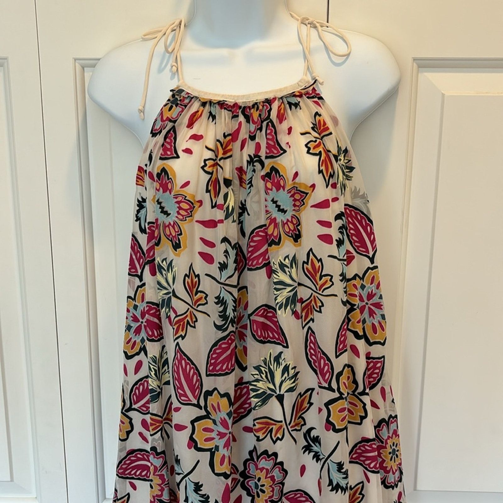 Rag & Bone Rag & Bone Bailey Mini Dress White Floral Size S Size S / US 4 / IT 40 - 7 Thumbnail