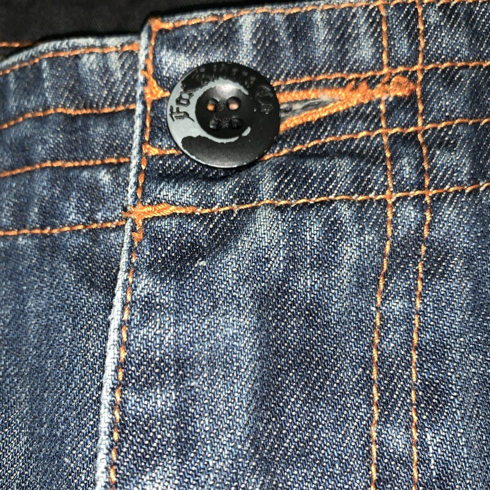 Fox Racing VINTAGE Fox Cargo Shorts Mens 32 Blue Denim Cargo Pocket 90s Grunge Y2k Fox Racing Mens Mens Size US 32 / EU 48 - 4 Thumbnail