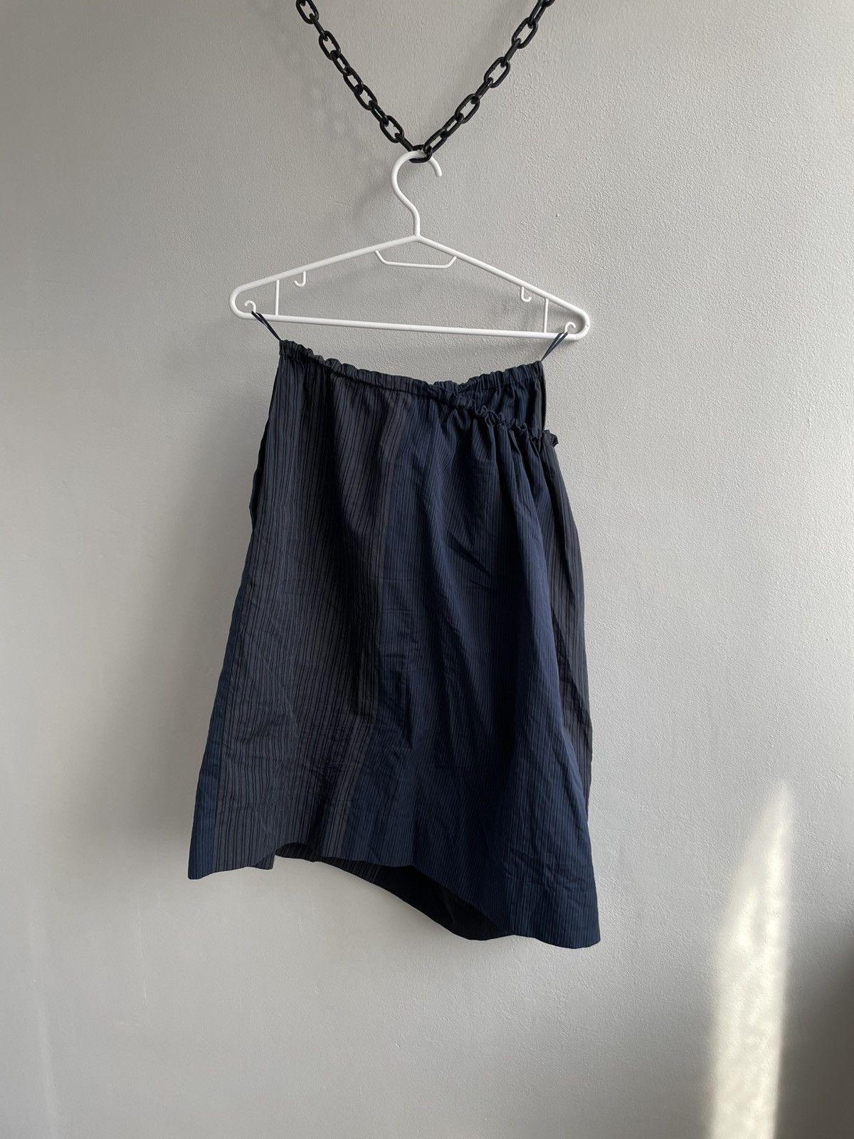 Stella McCartney Stella McCartney Women Dark Blue Skirt Wool Zip Bodycon Wrap Size 27" / US 4 / IT 40 - 10 Thumbnail