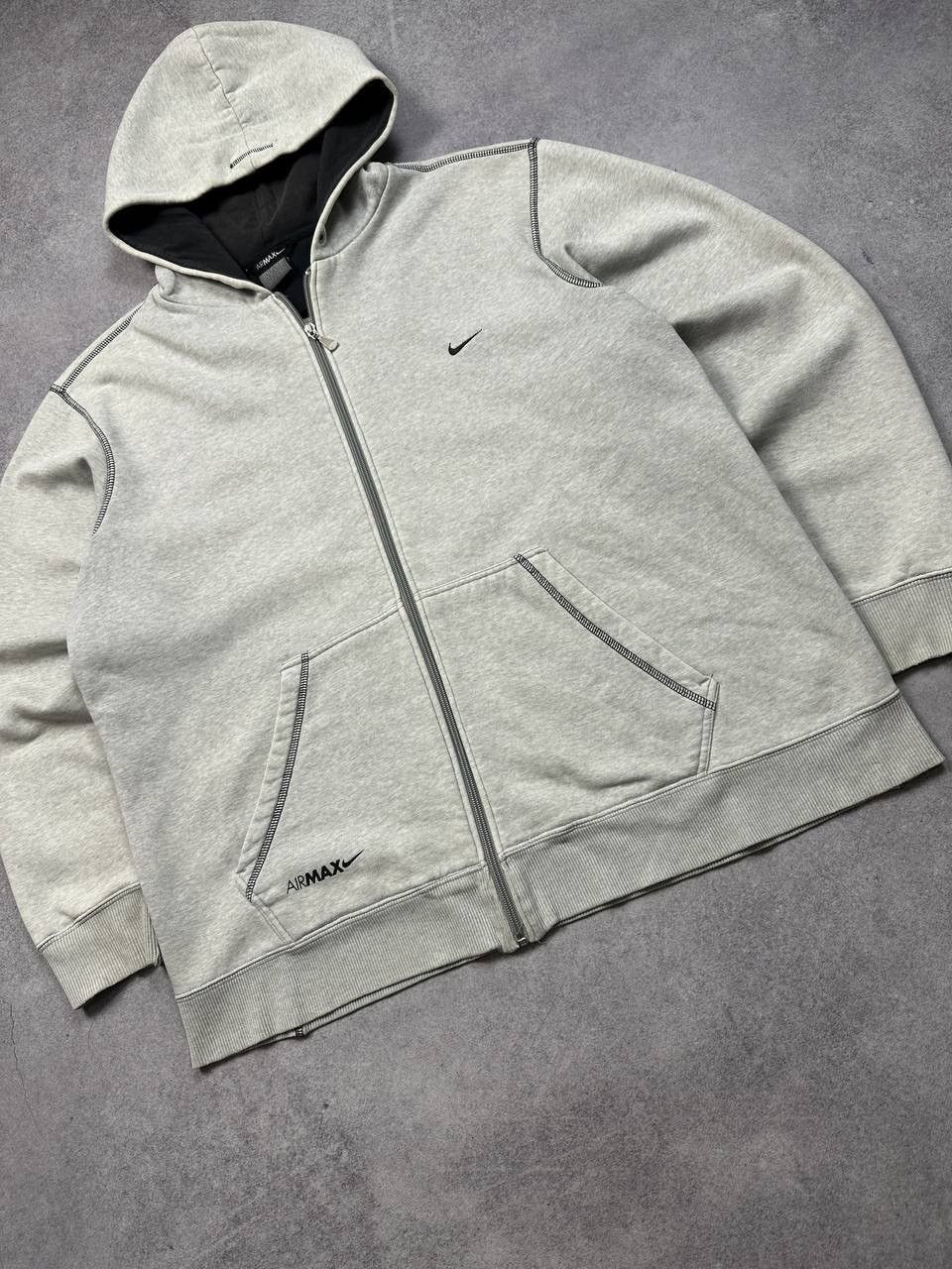 Nike Vintage Nike Air Max Zip-Up Hoodie, Size L – Classic vintage Size US L / EU 52-54 / 3 - 3 Thumbnail