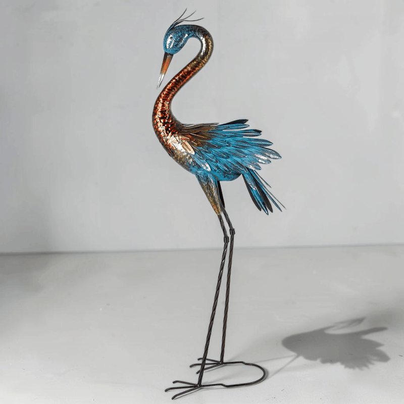Other Colorful Crane Garden Statue, 4-Foot Tall Heron Sculpture Size ONE SIZE - 1 Thumbnail