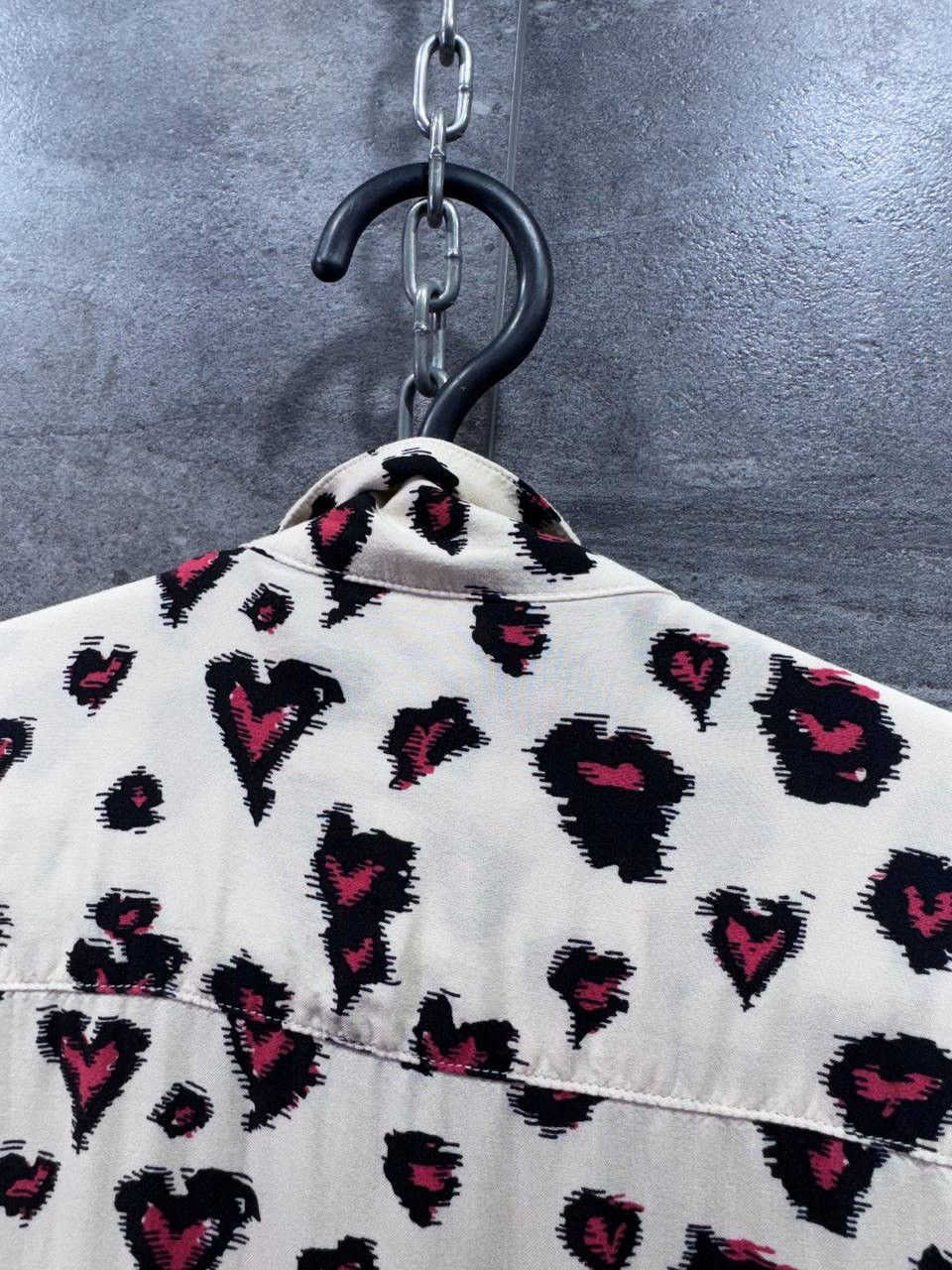 Allsaints Allsaints Romansu Heart Print Short Sleeve Shirt Size US S / EU 44-46 / 1 - 18 Thumbnail