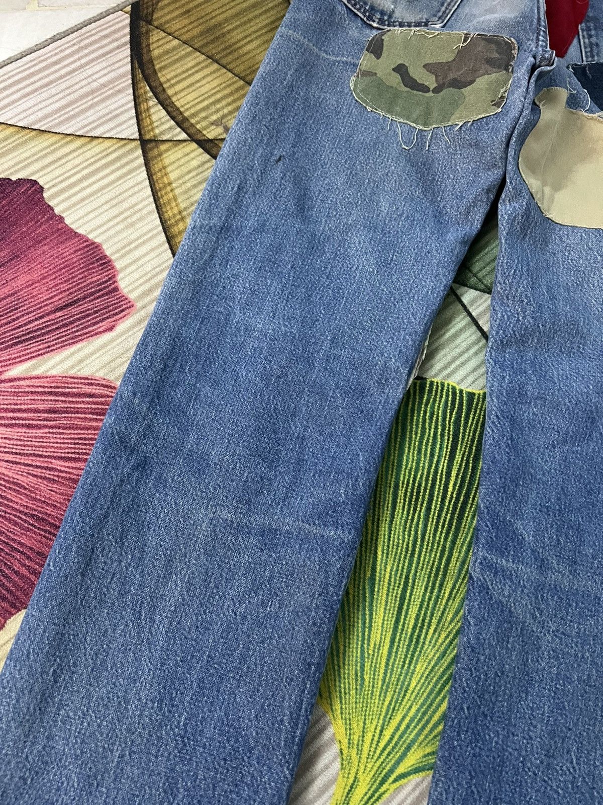 Wrangler 💥80’s Wrangler Patches Made In Usa Jean Very Rare Size US 30 / EU 46 - 15 Thumbnail