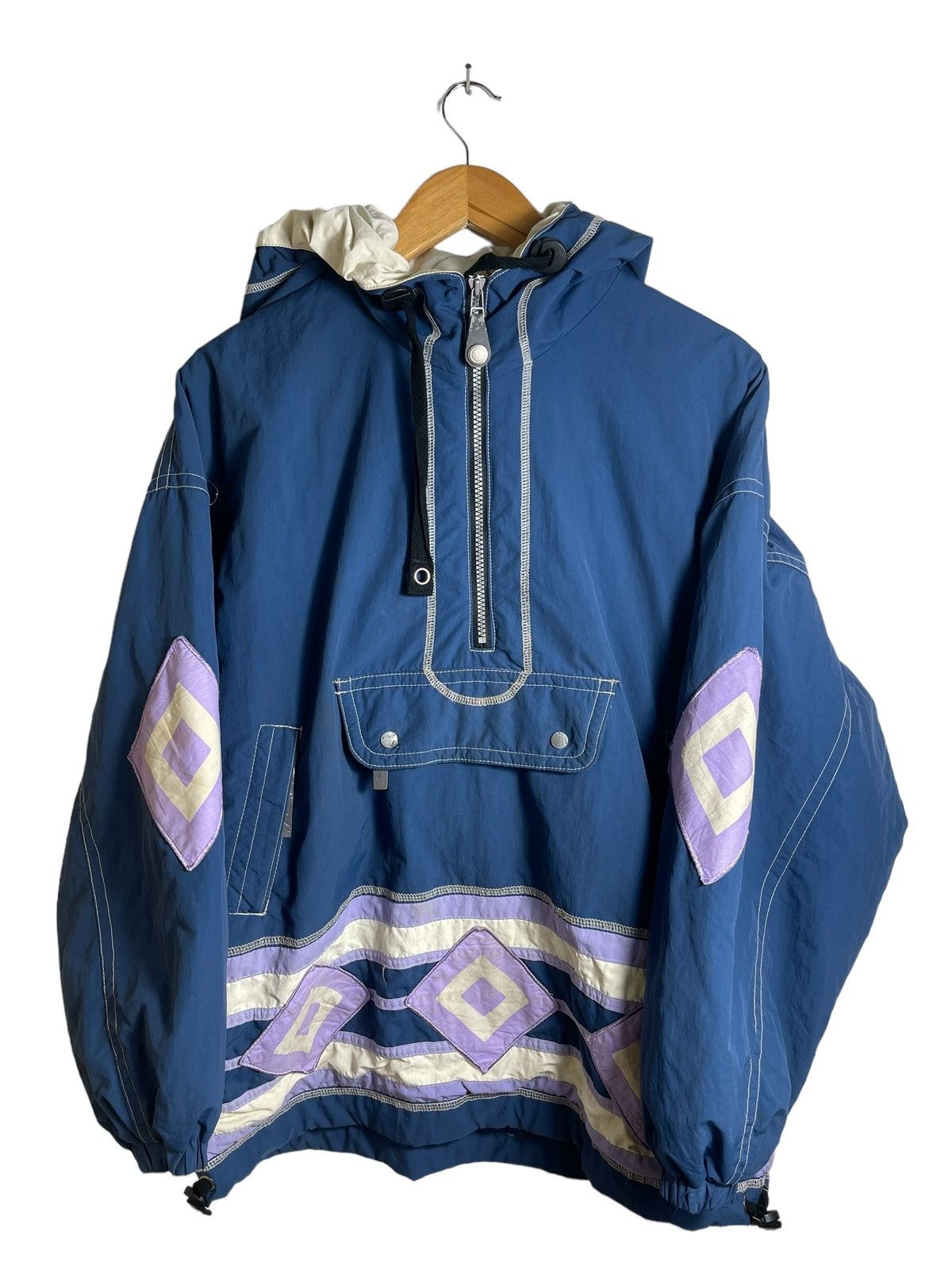 Vintage Vintage Japnese brand Fiore Art anorak hoodie jacket Size US XL / EU 56 / 4 - 1 Thumbnail