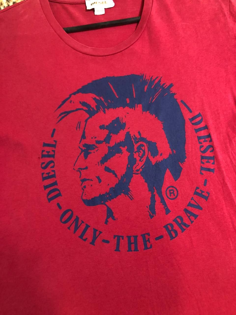 Diesel Vintage T-shirts Diesel Big Logo Only The Brave Y2K 00s Size US XXL / EU 58 / 5 - 3 Thumbnail