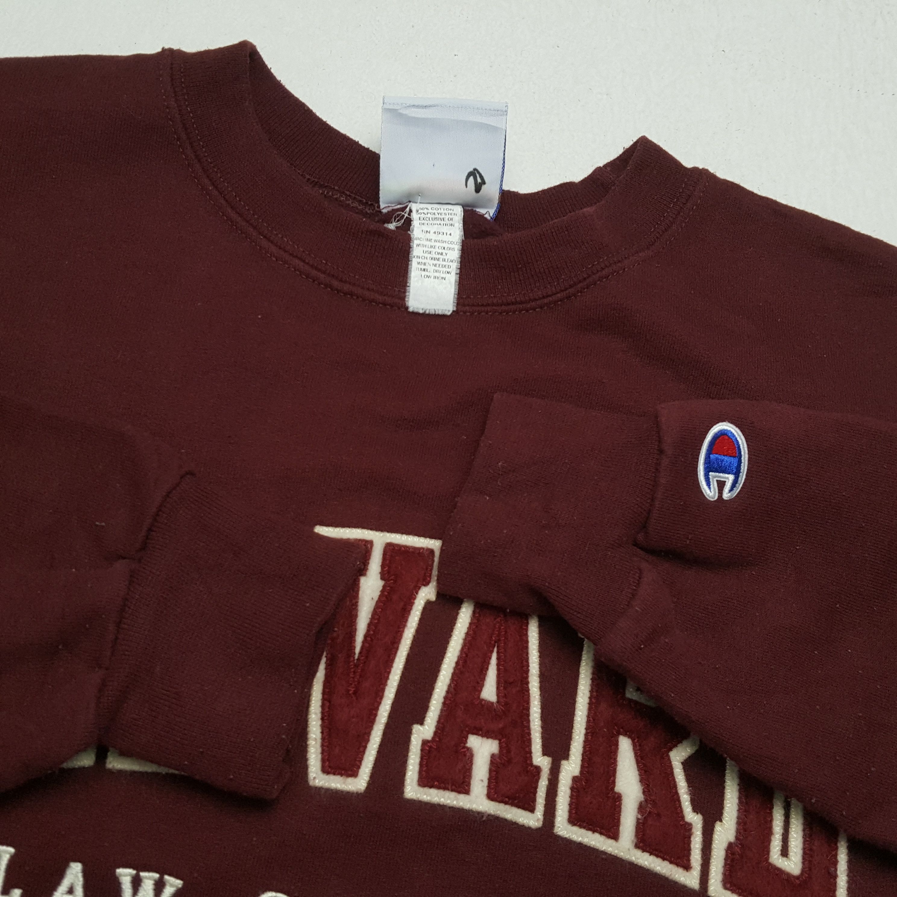 Champion × Vintage HARVARD LAW SCHOOL X Champion Sweatshirt Streetwear Style Size US S / EU 44-46 / 1 - 8 Thumbnail