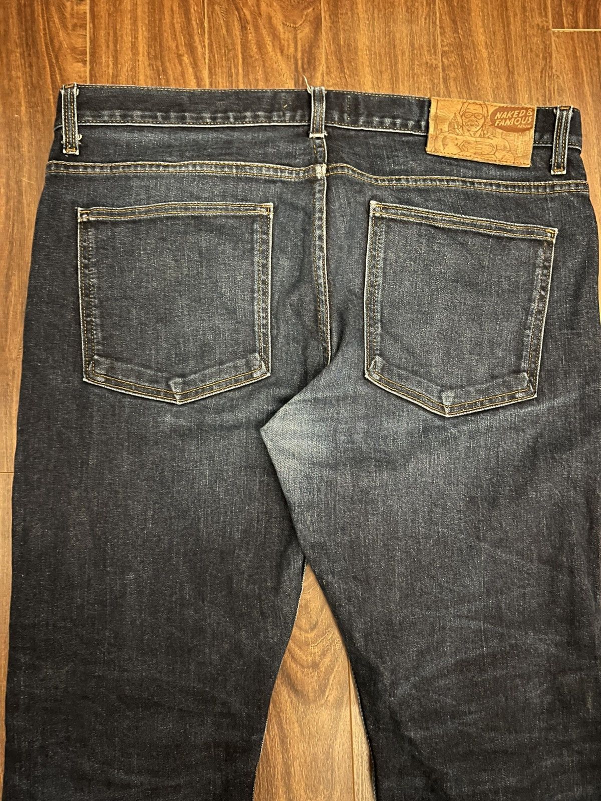 Naked & Famous Naked & Famous OTR Nightshade Stretch Selvedge Jeans Size US 38 / EU 54 - 4 Thumbnail