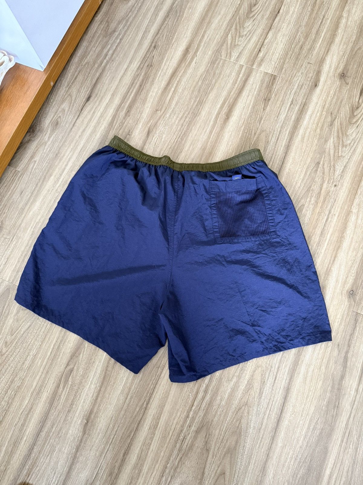 Speedo Vintage Speedo Nylon Swim Trunks XL Navy/Green Size US 36 / EU 52 - 4 Thumbnail
